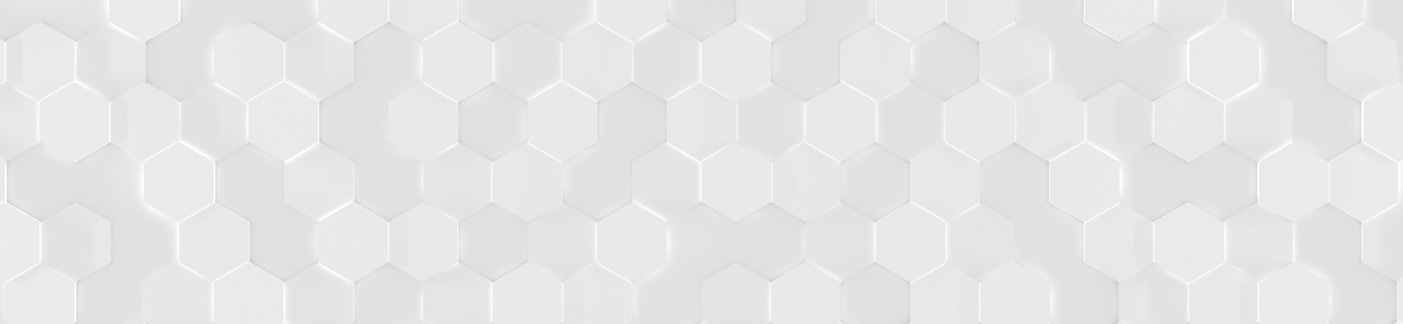 Wandverkleidung Schlafzimmer-Weißes Hexagon-Muster