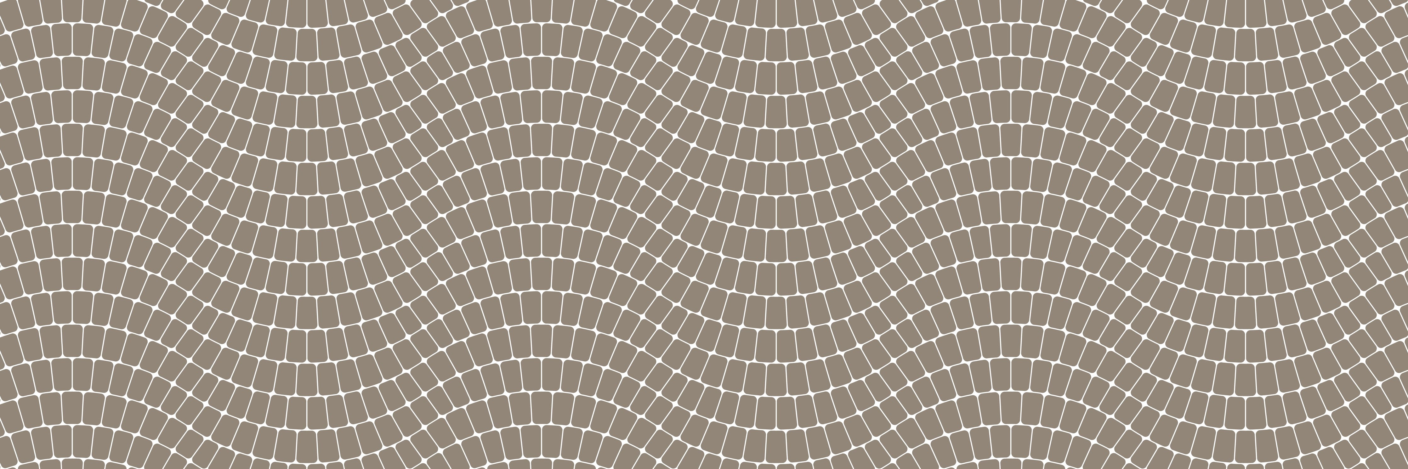 Wandverkleidung Schlafzimmer-Wellenmuster Fliesenoptik in Beige Braun