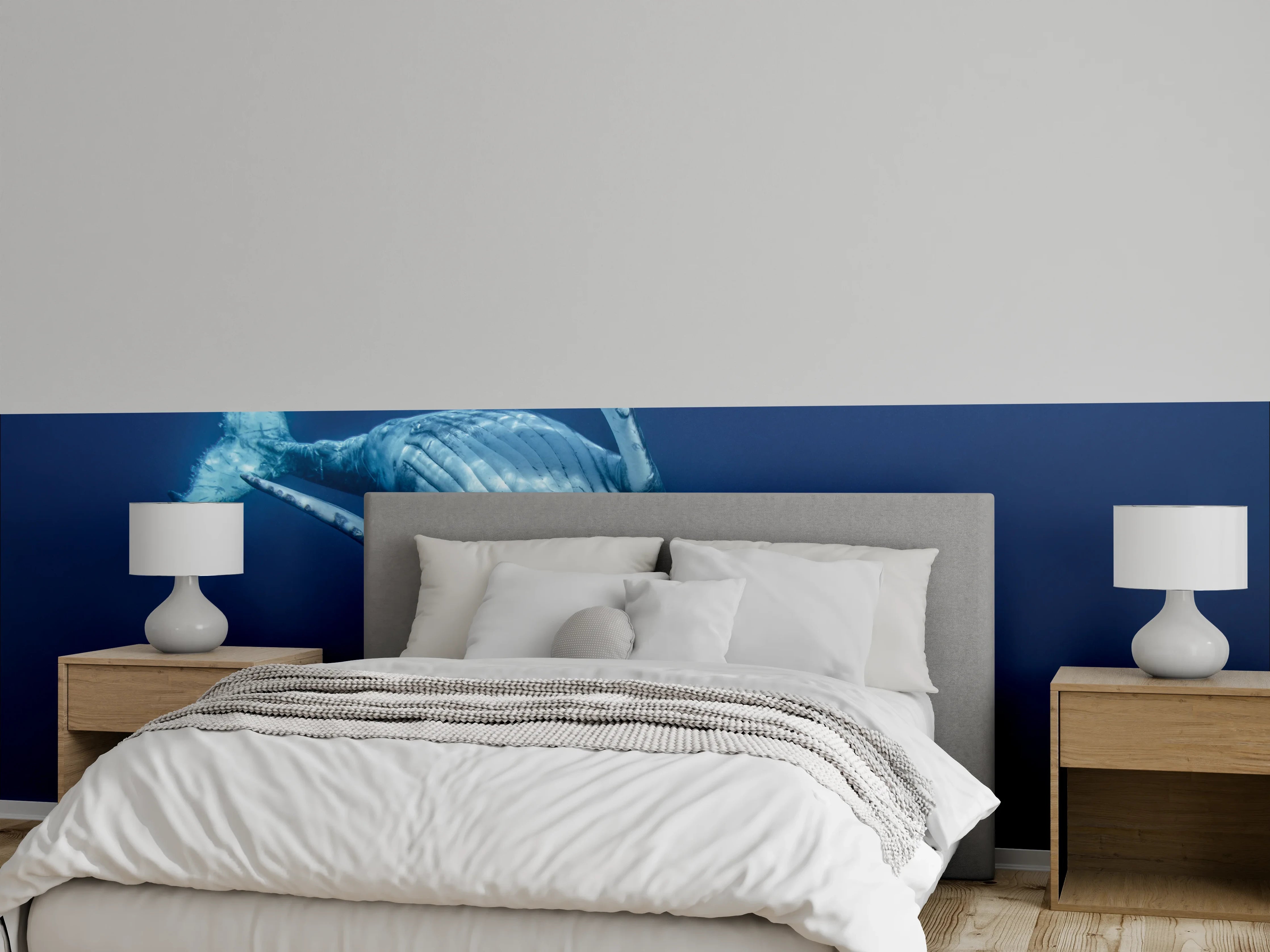 Wandverkleidung Schlafzimmer - Wunderschönes Buckelwalbaby