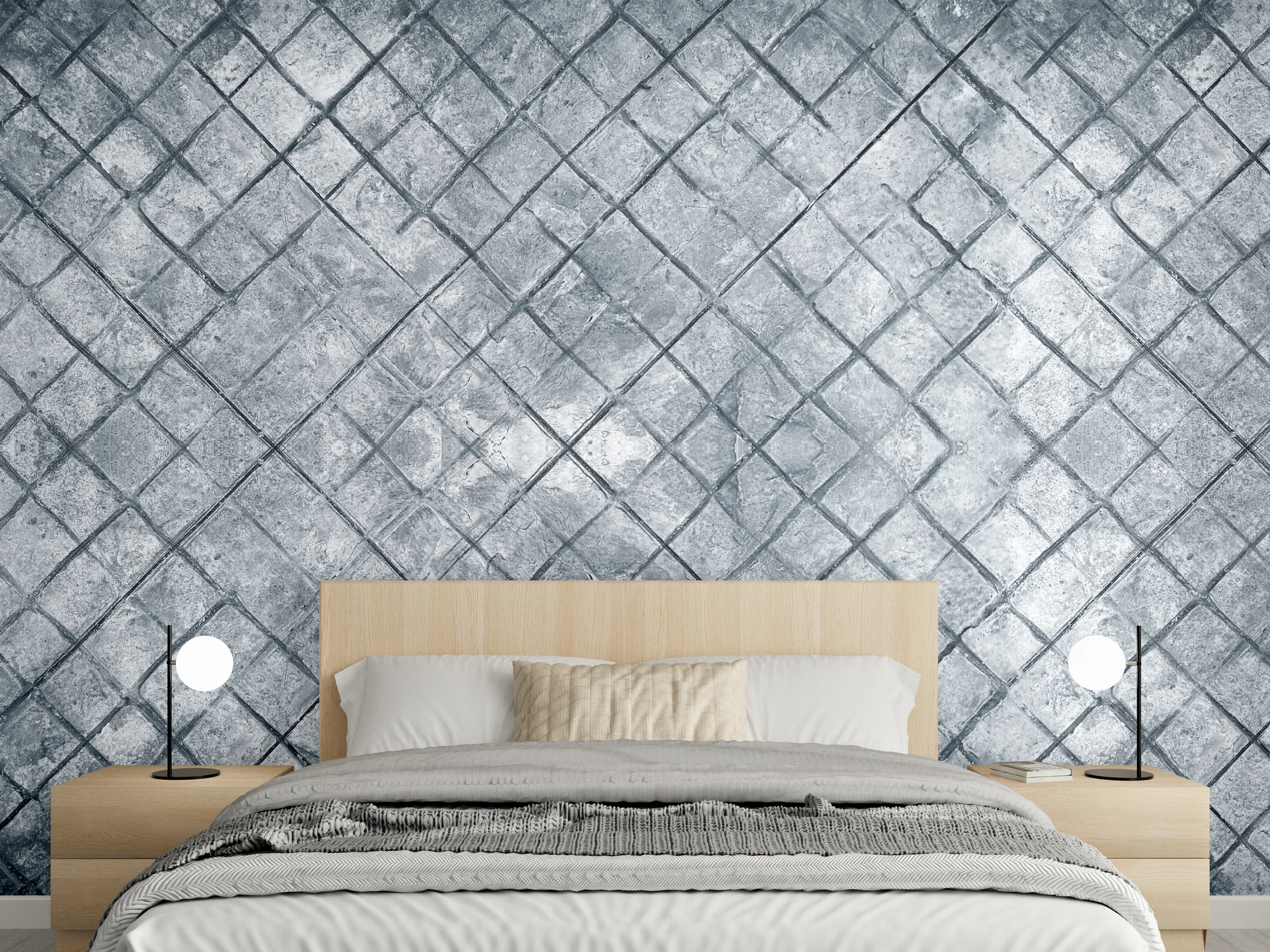 Wandverkleidung Schlafzimmer - Zement oberflächen Textur von Beton