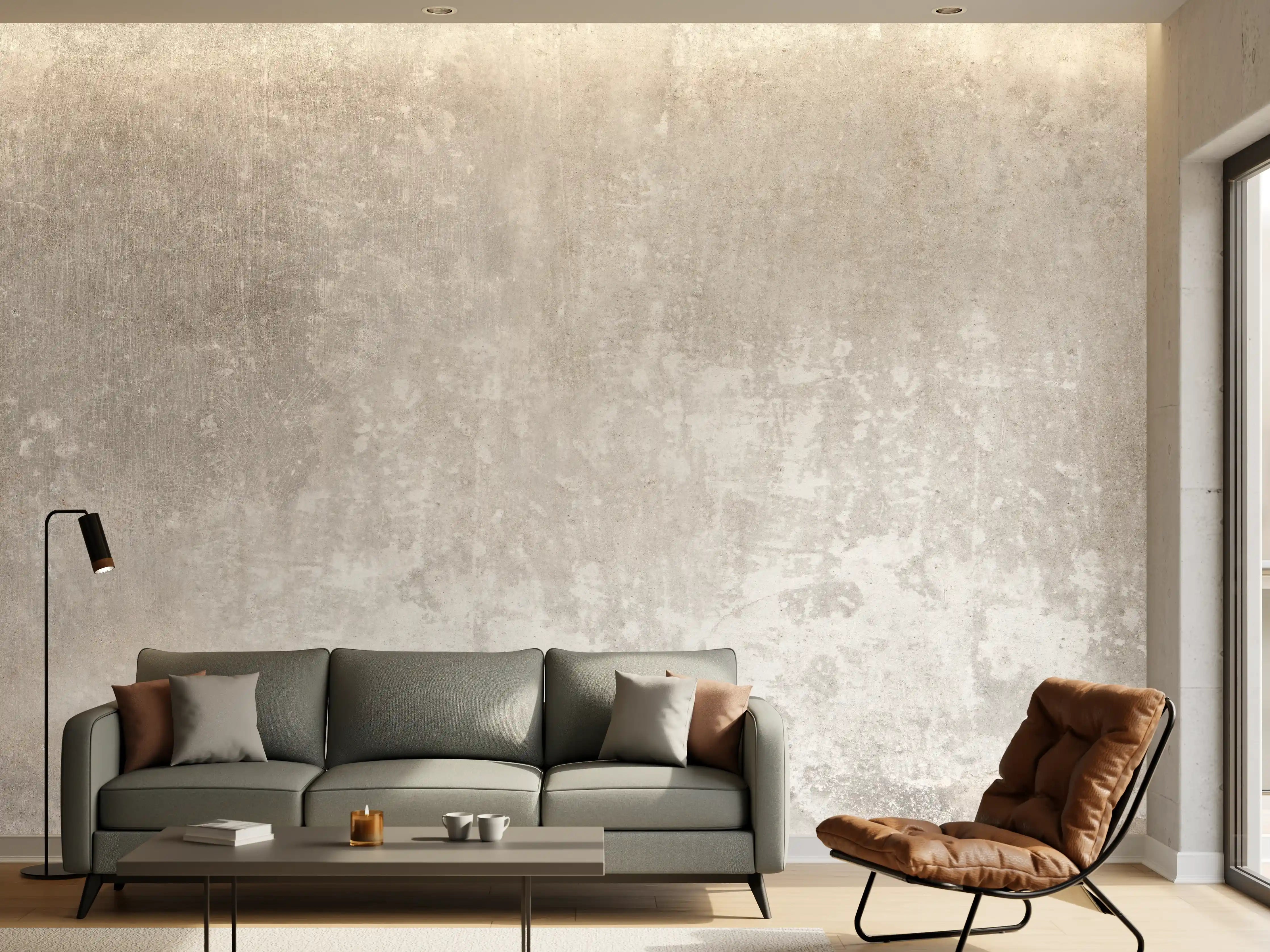 Wandverkleidung Wohnzimmer - Alte Zementwandstruktur