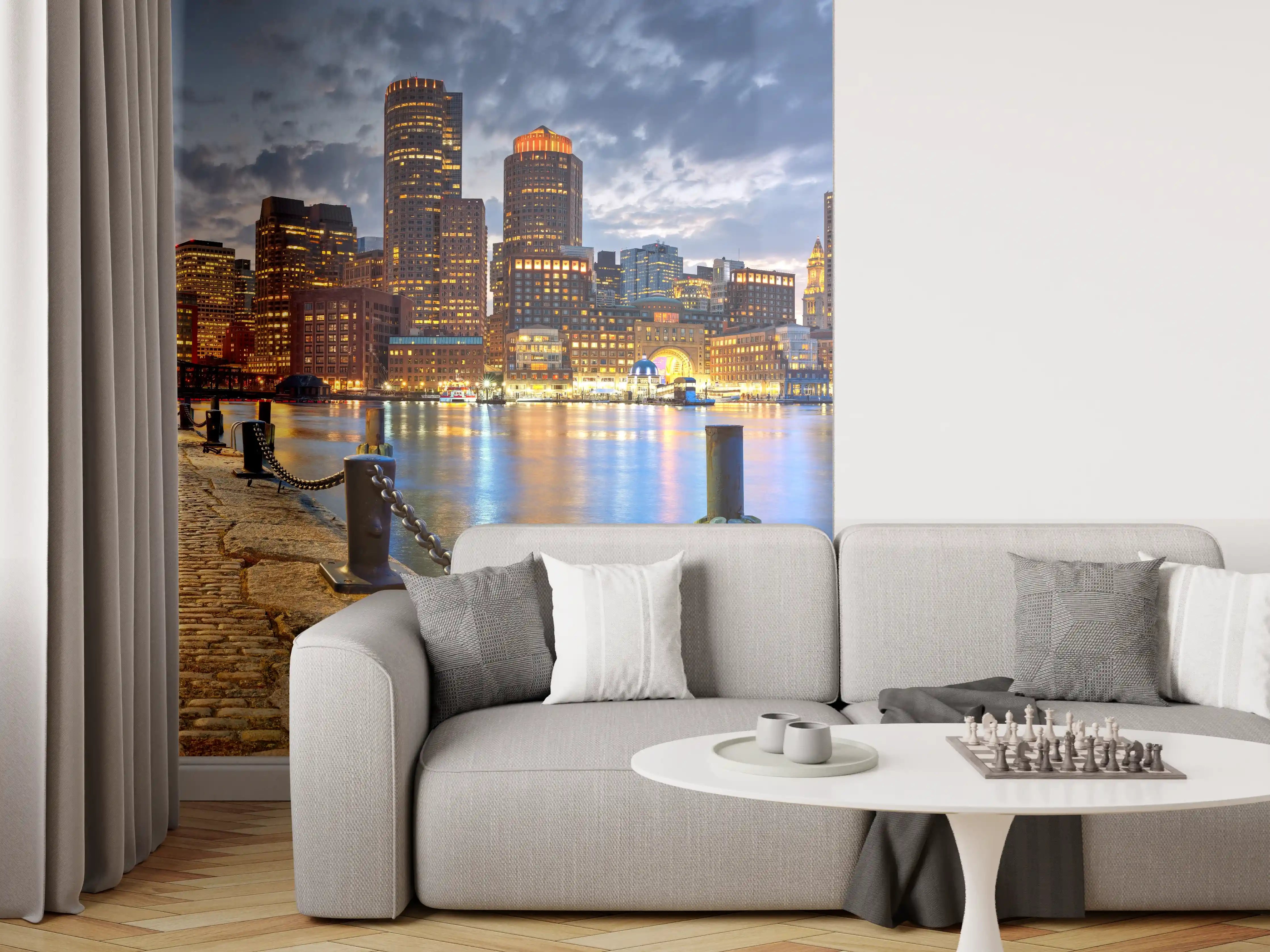 Wandverkleidung Wohnzimmer - Alte kaputte Betonmauer