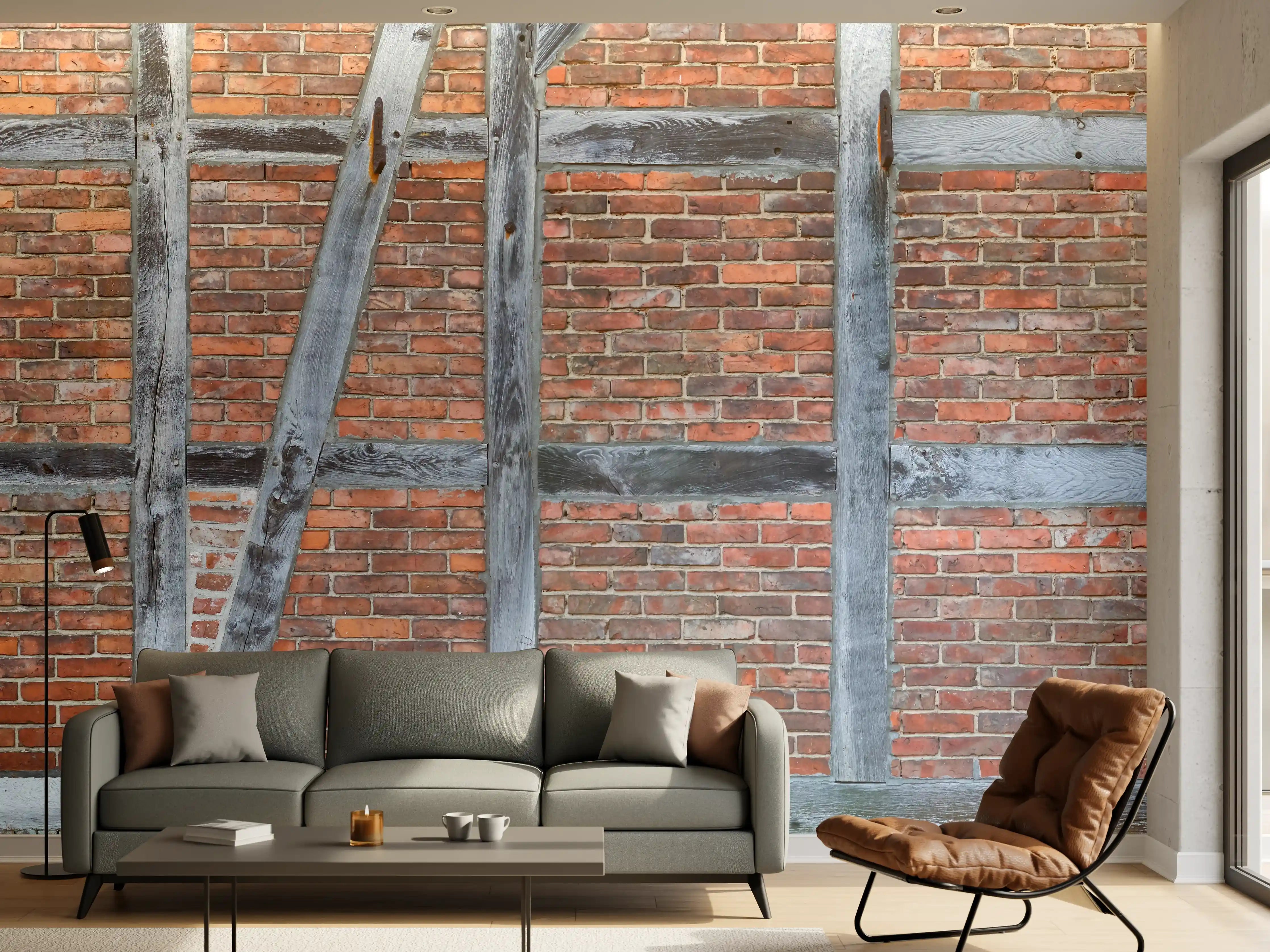 Wandverkleidung Wohnzimmer - Altmodische Wand aus Niedersachen