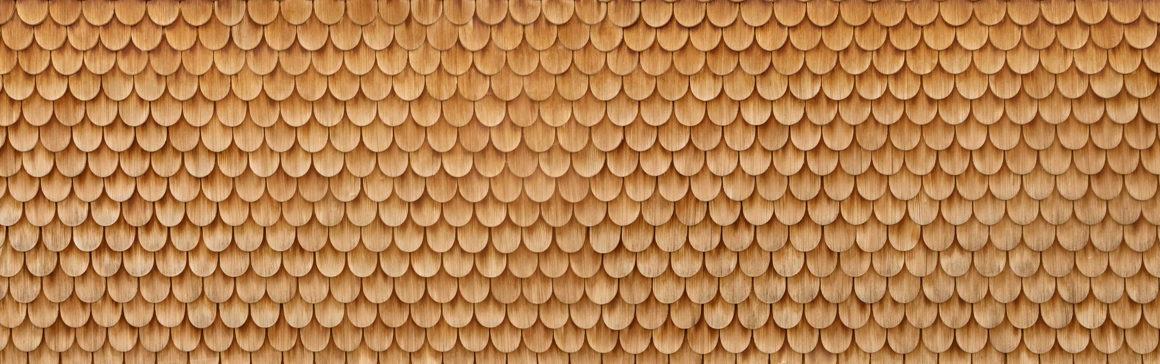 Wandverkleidung Wohnzimmer-Bayrische Holzschindeln