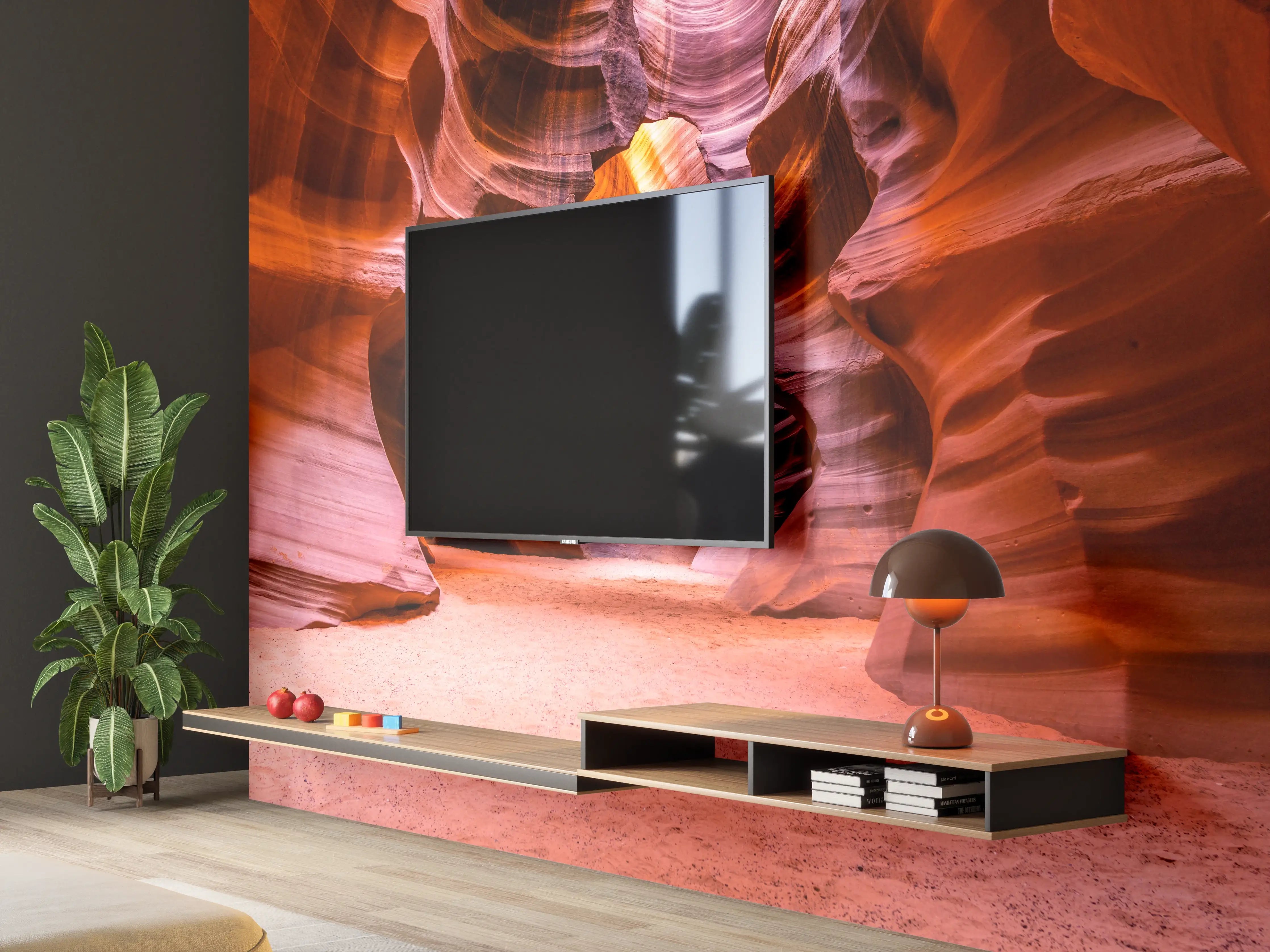 Wandverkleidung Wohnzimmer - Beeindruckende Felsformation im Antelope Canyon