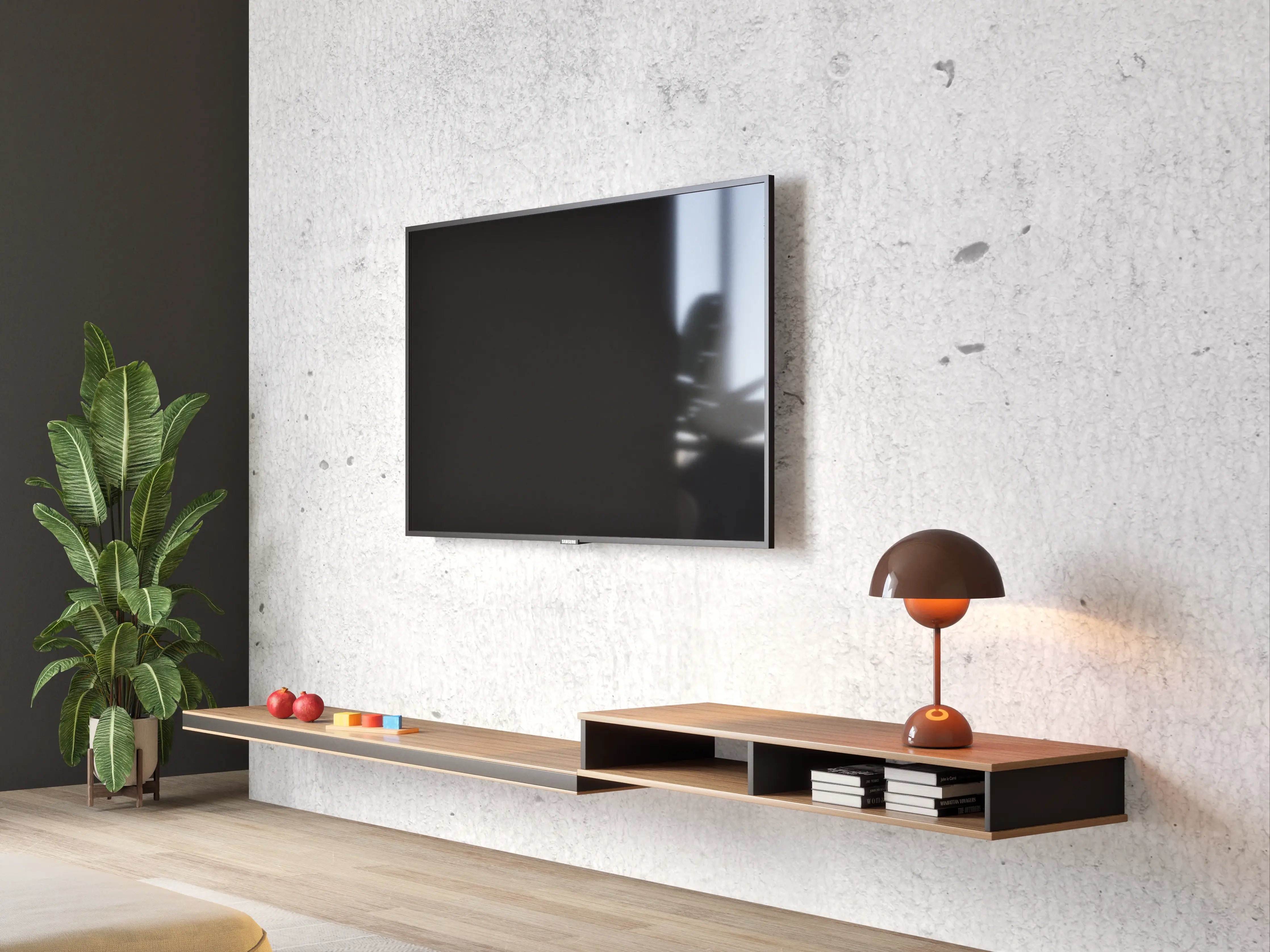 Wandverkleidung Wohnzimmer - Betonwand alte Textur