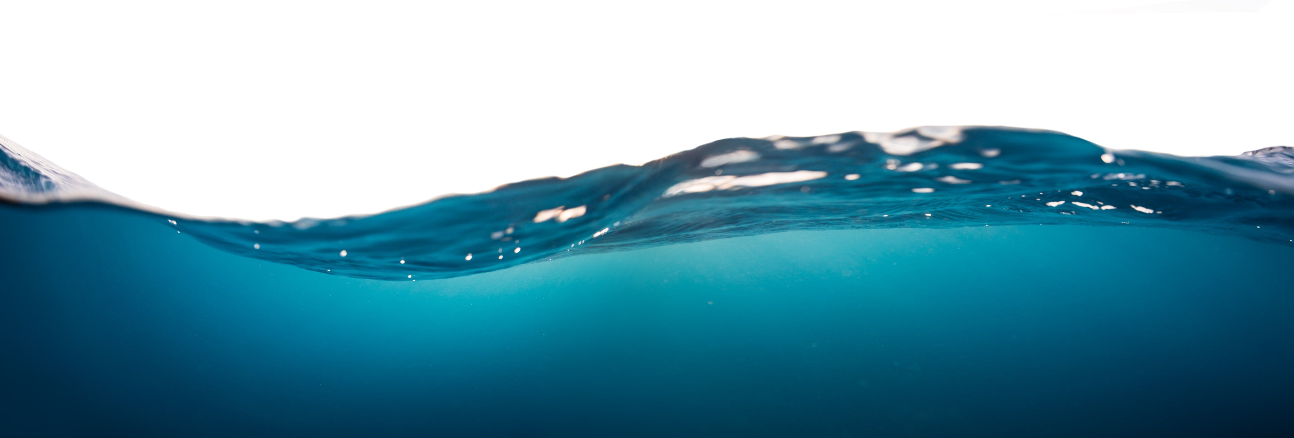 Wandverkleidung Wohnzimmer-Blaues Wasser mit Wellen