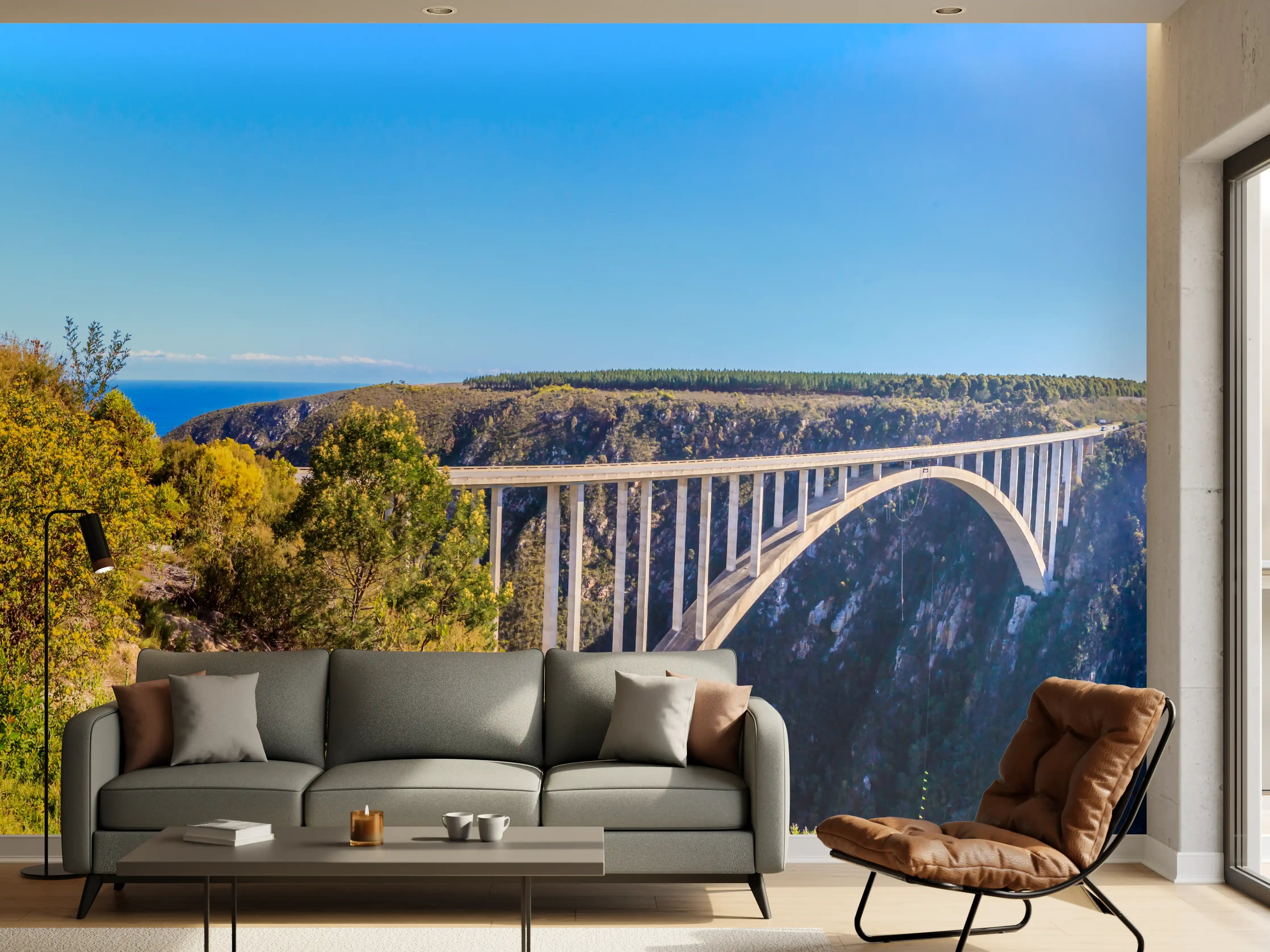 Wandverkleidung Wohnzimmer - Bloukrans Bridge - Tsitsikama Nationalpark