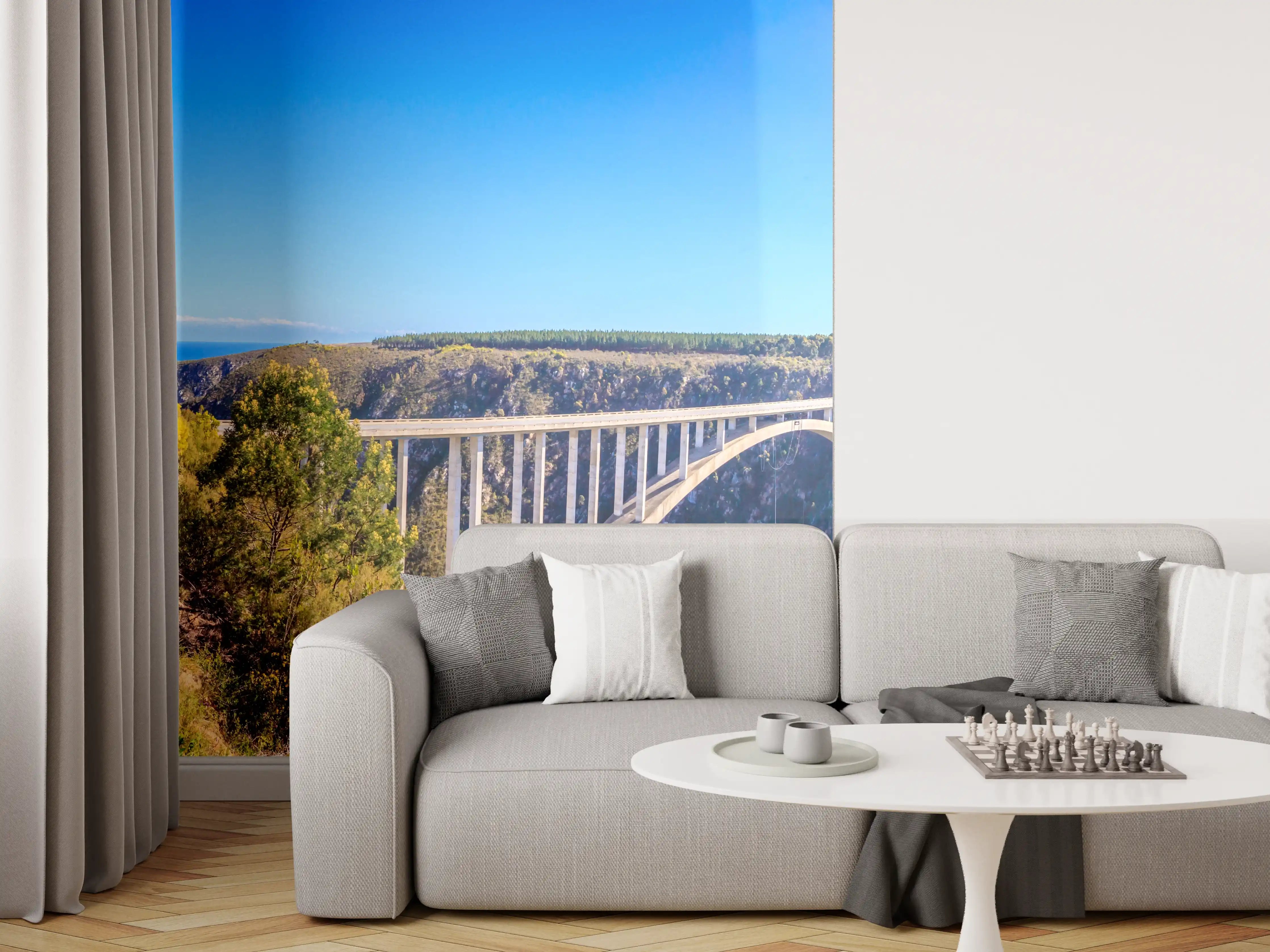 Wandverkleidung Wohnzimmer - Bloukrans Bridge - Tsitsikama Nationalpark