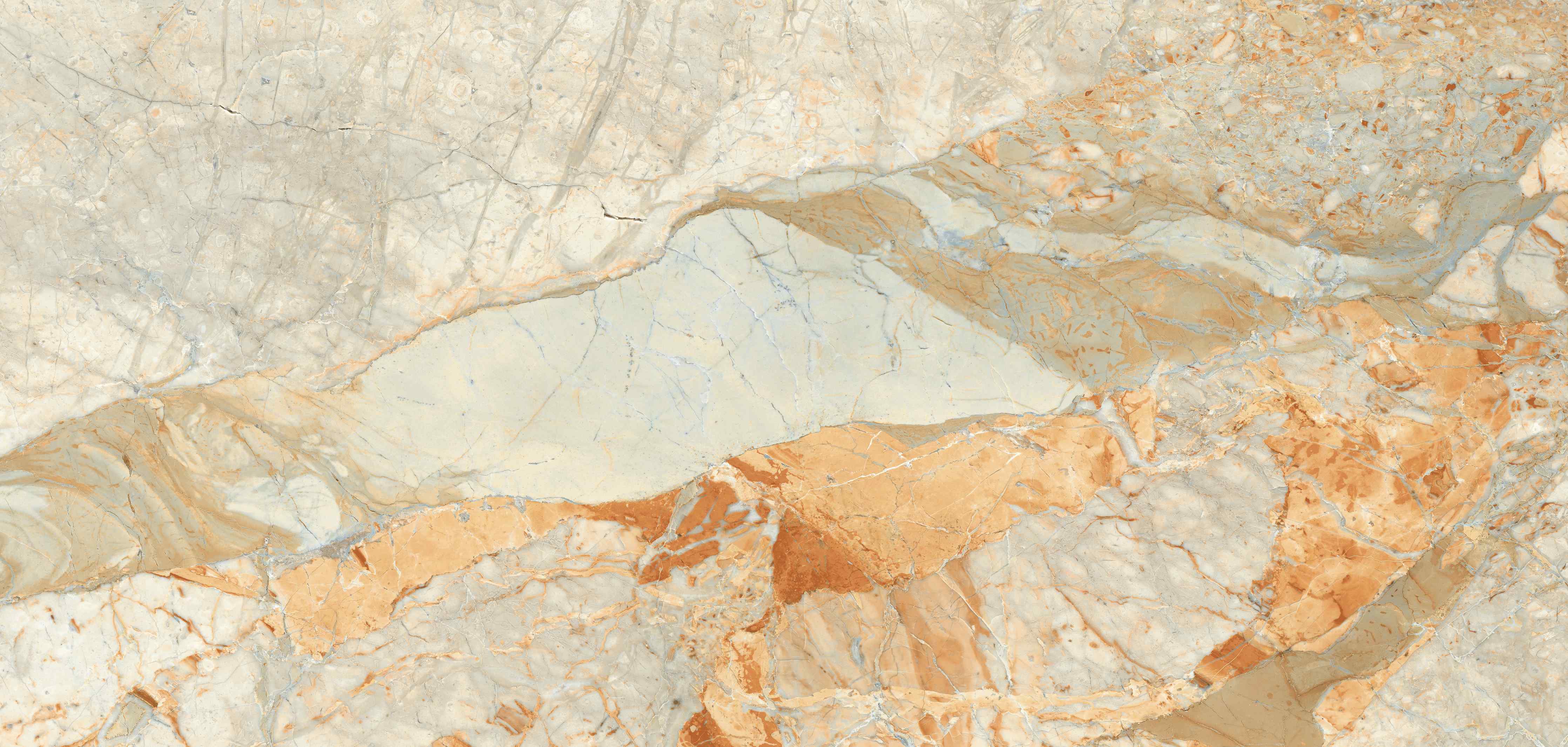 Wandverkleidung Wohnzimmer-Brauner Marmor mit Adern