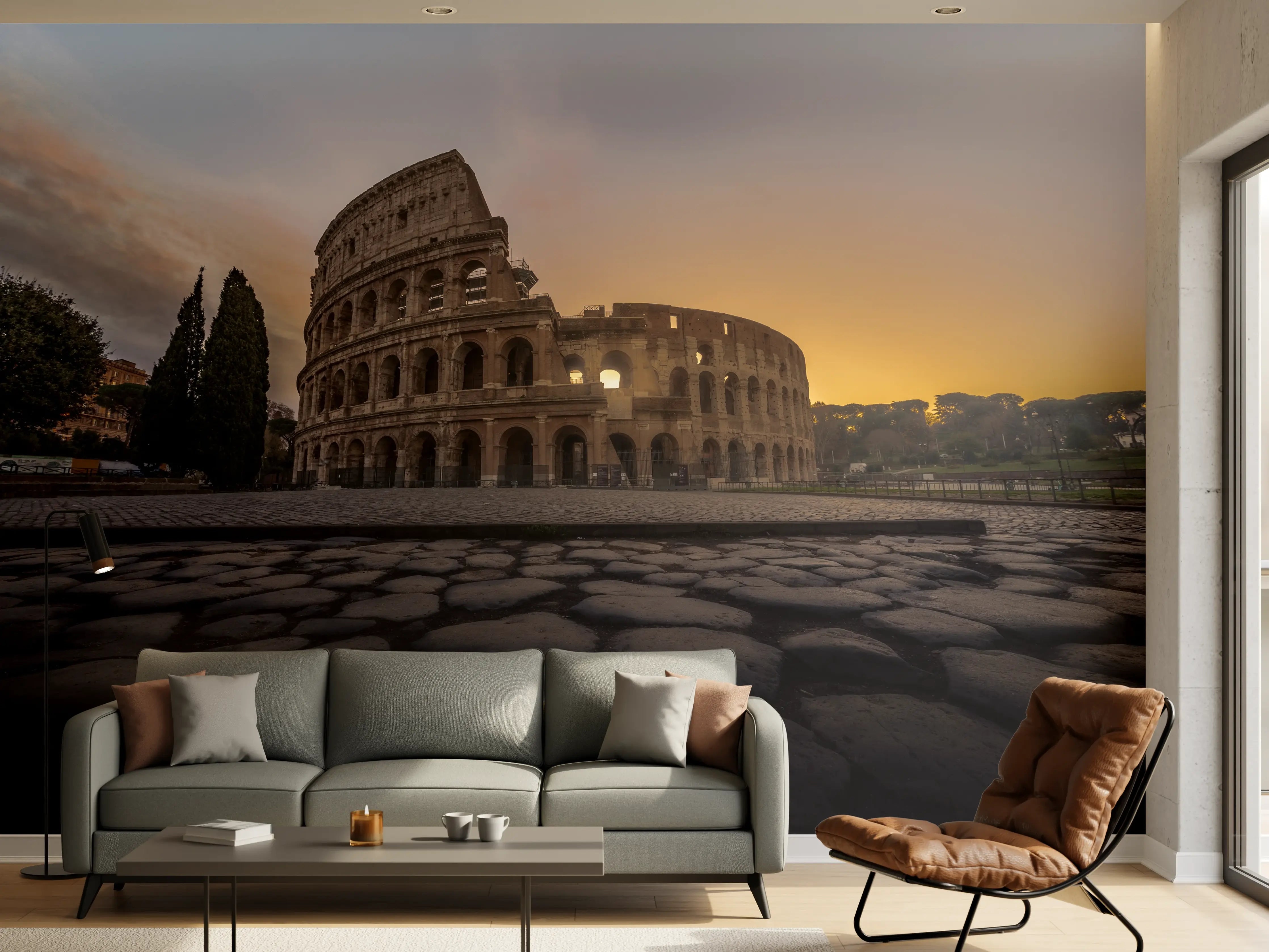 Wandverkleidung Wohnzimmer - Colosseum, Rome, Italy