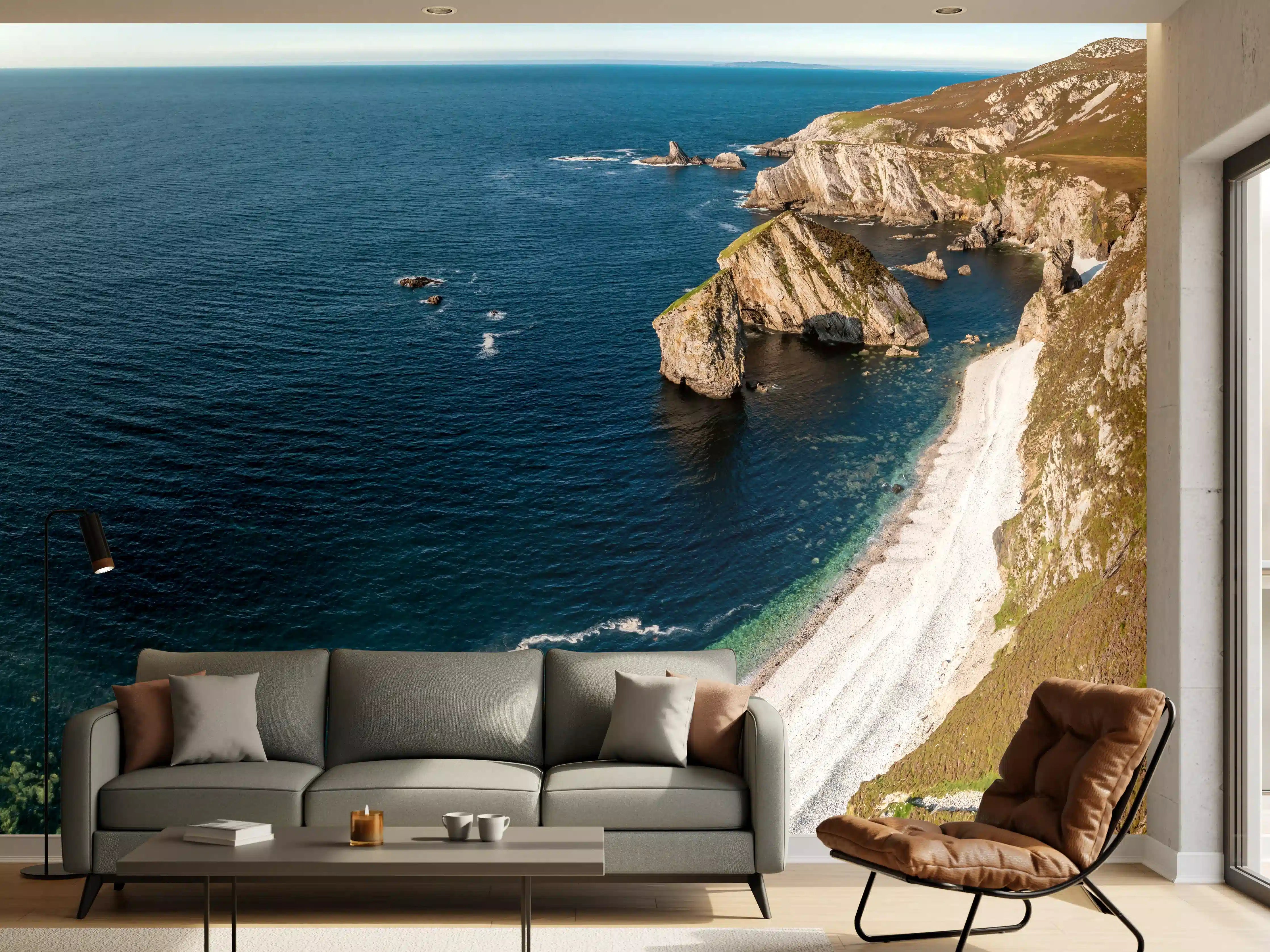 Wandverkleidung Wohnzimmer - Die Bucht Glenlough