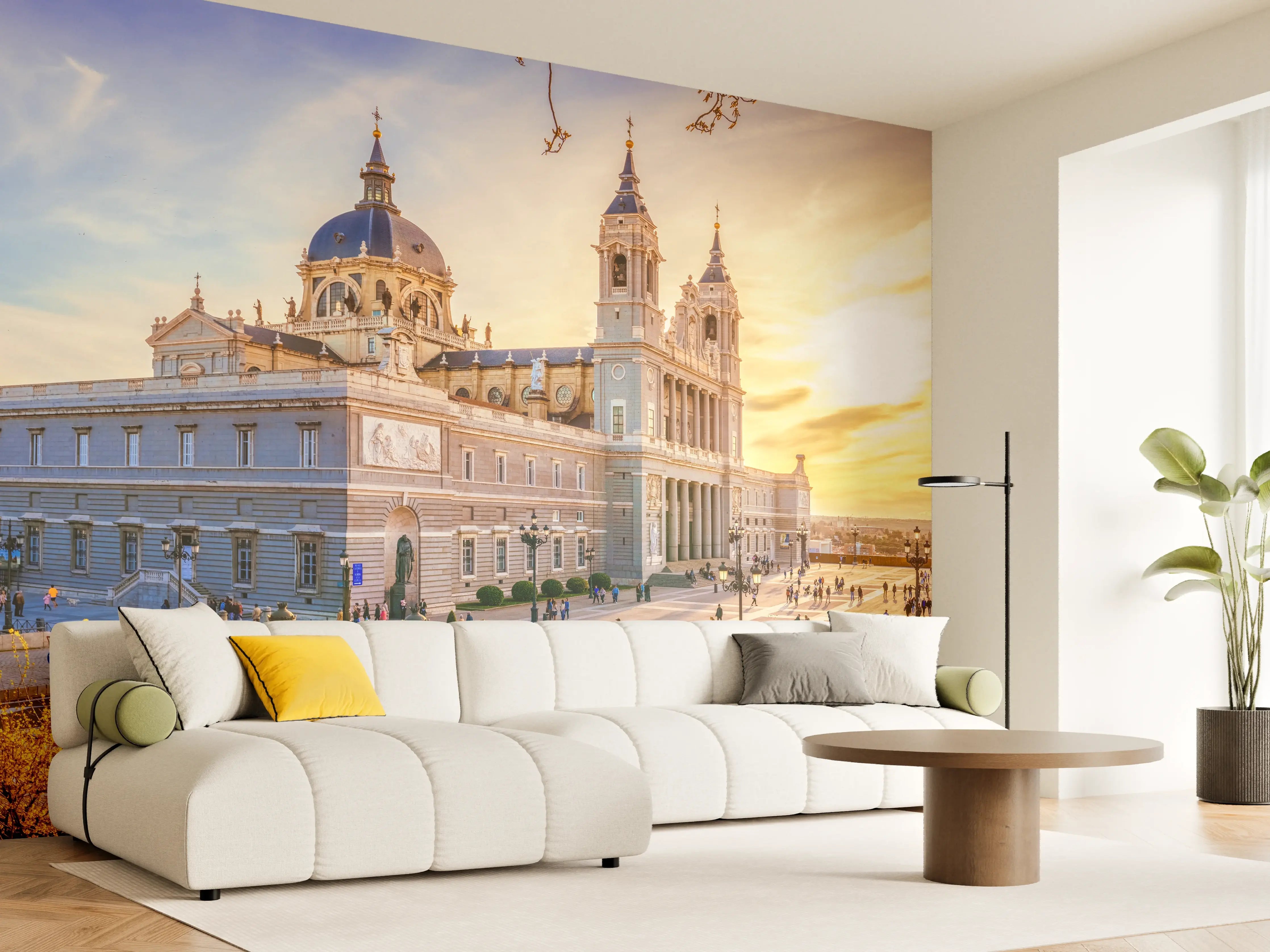 Wandverkleidung Wohnzimmer - Die Kathedrale von Madrid