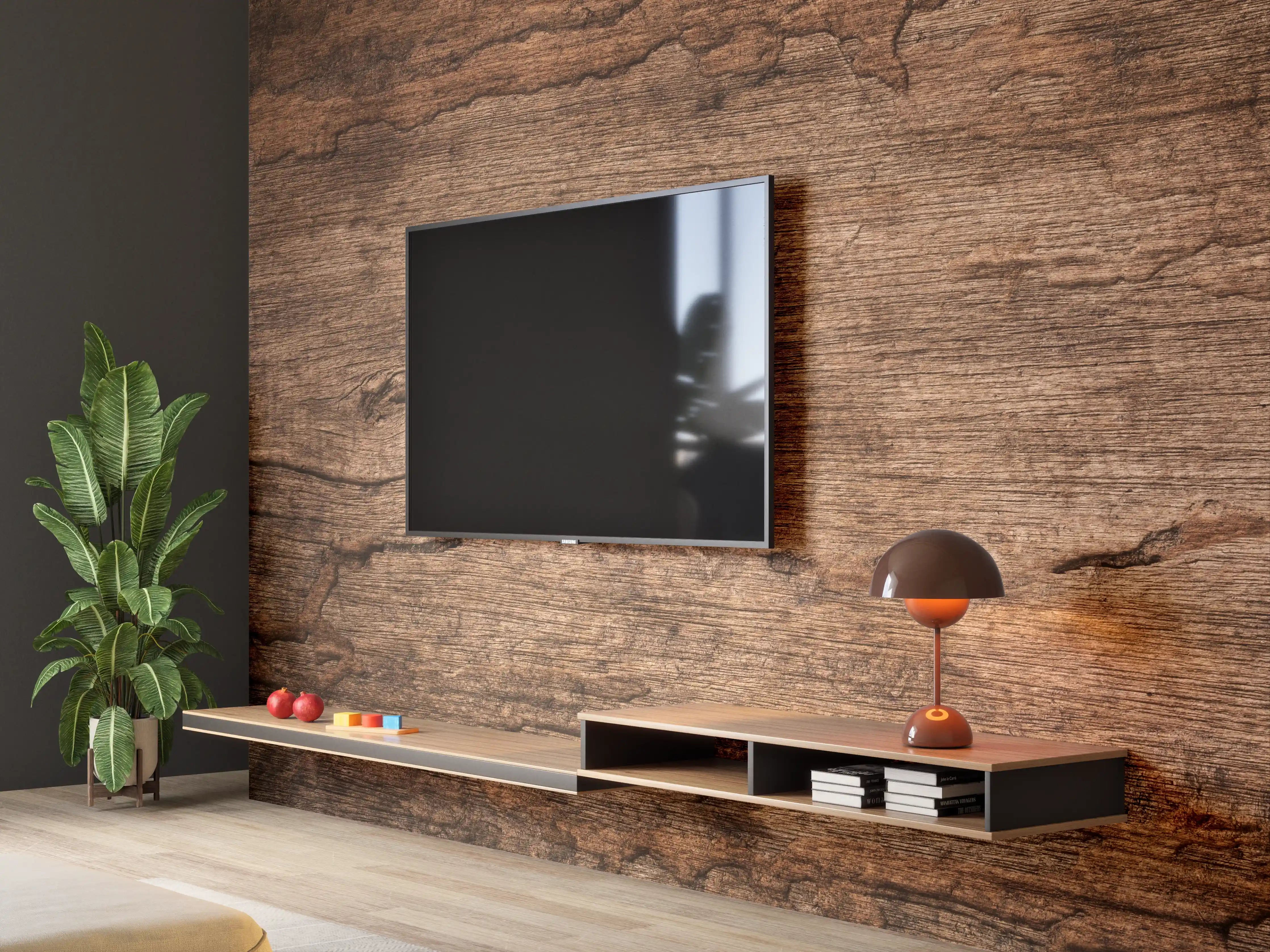 Wandverkleidung Wohnzimmer - Eindrucksvolle Holzoptik für Naturfreunde