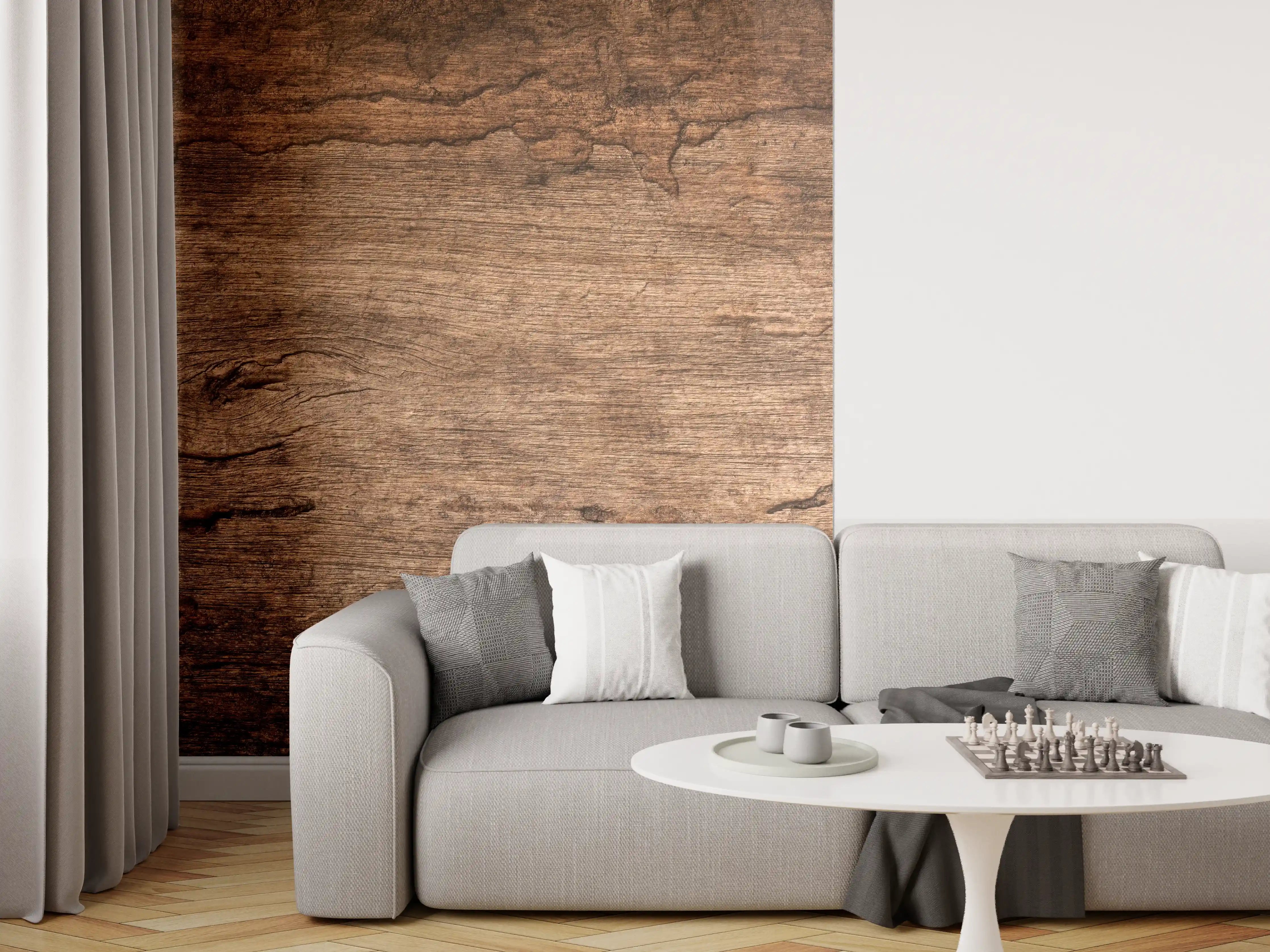 Wandverkleidung Wohnzimmer - Eindrucksvolle Holzoptik für Naturfreunde