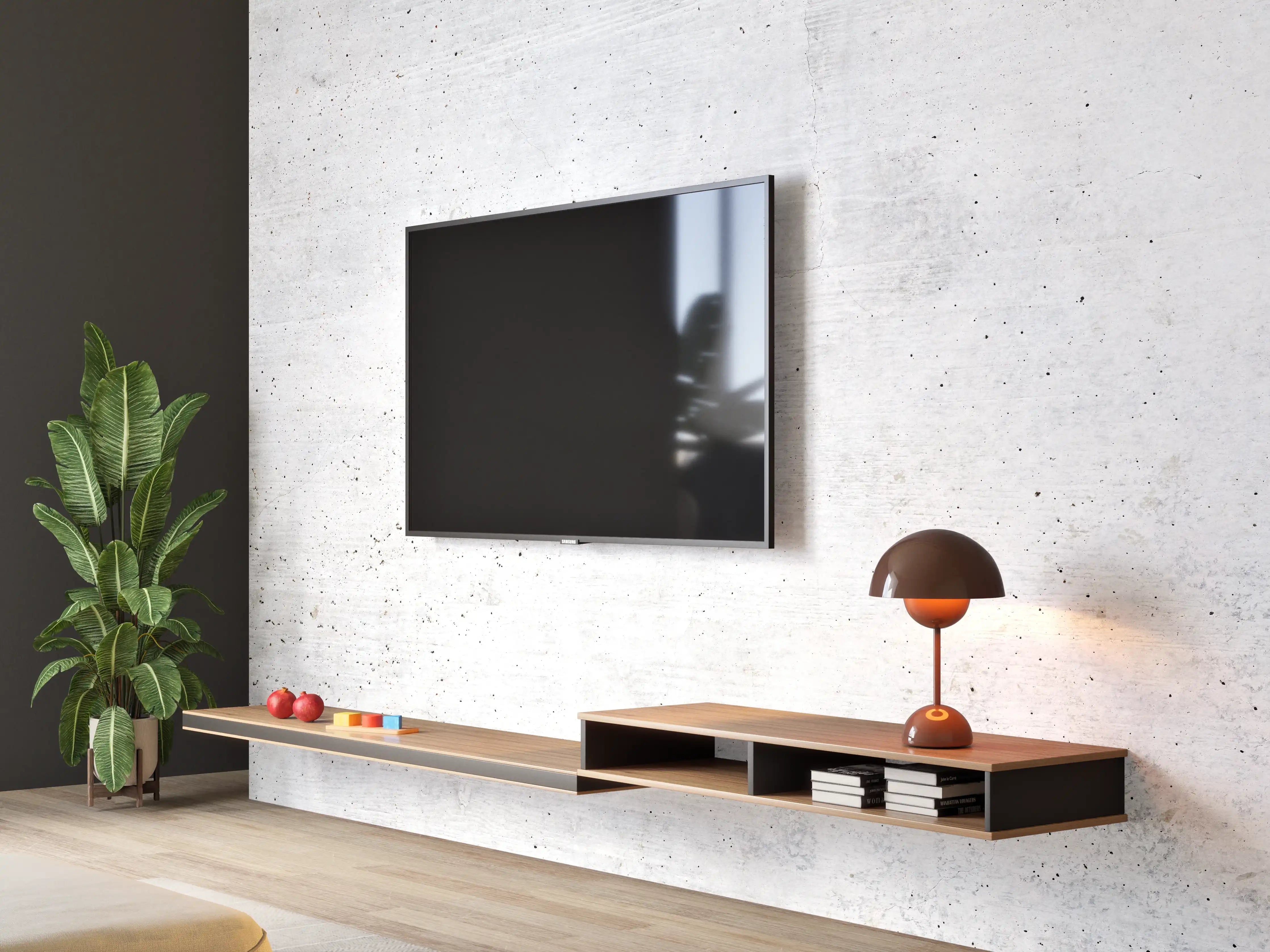 Wandverkleidung Wohnzimmer - Einfache Textur einer weißen Wand