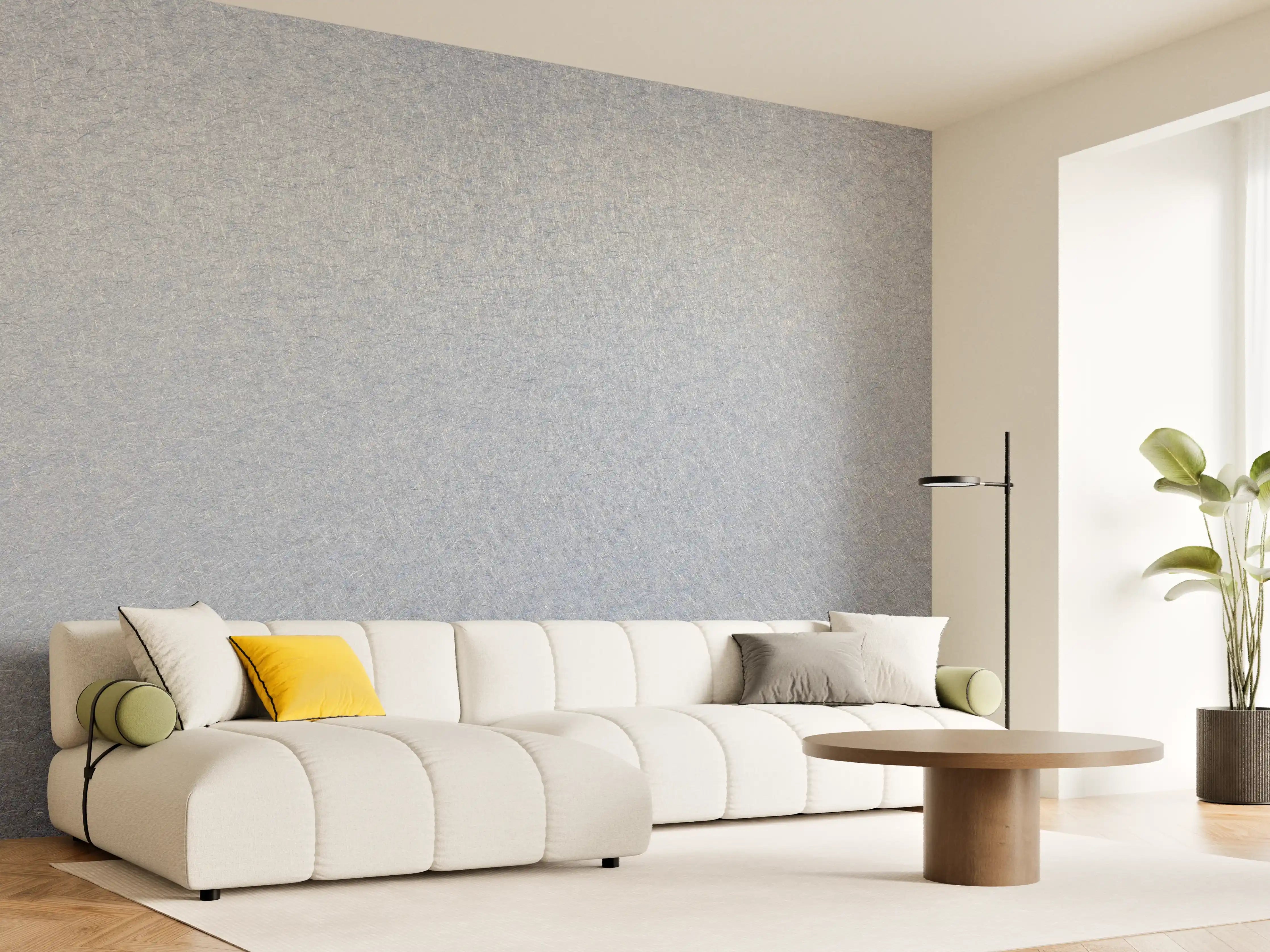 Wandverkleidung Wohnzimmer - Elegante graue Oberfläche