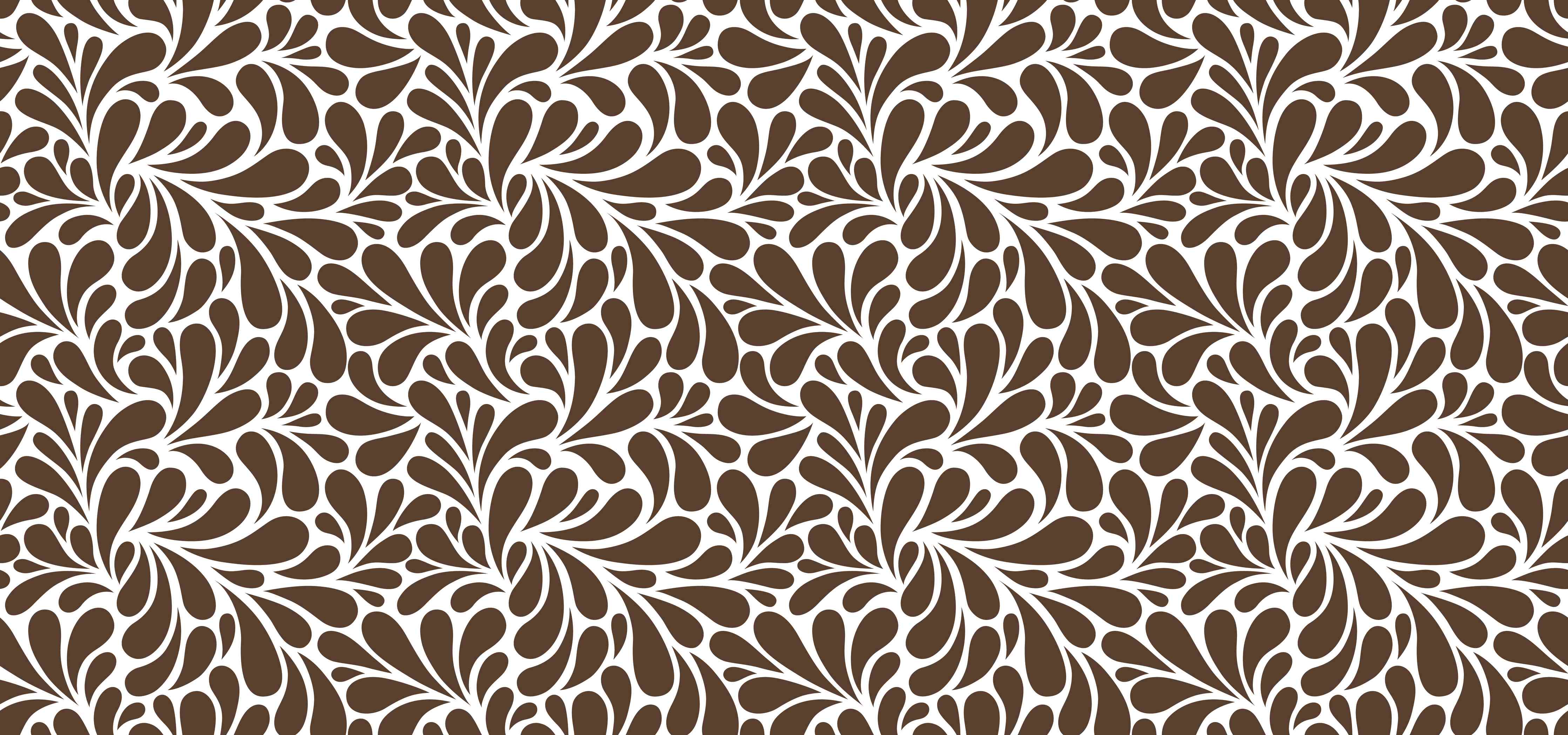 Wandverkleidung Wohnzimmer-Elegantes Batik-Muster in Braun und Weiß