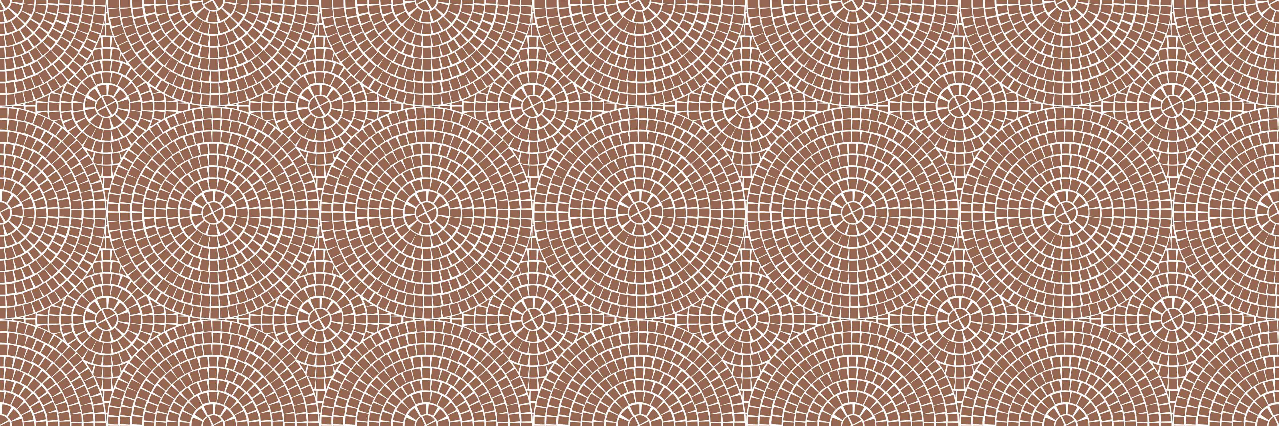 Wandverkleidung Wohnzimmer-Elegantes Mosaik Design in Erdtönen