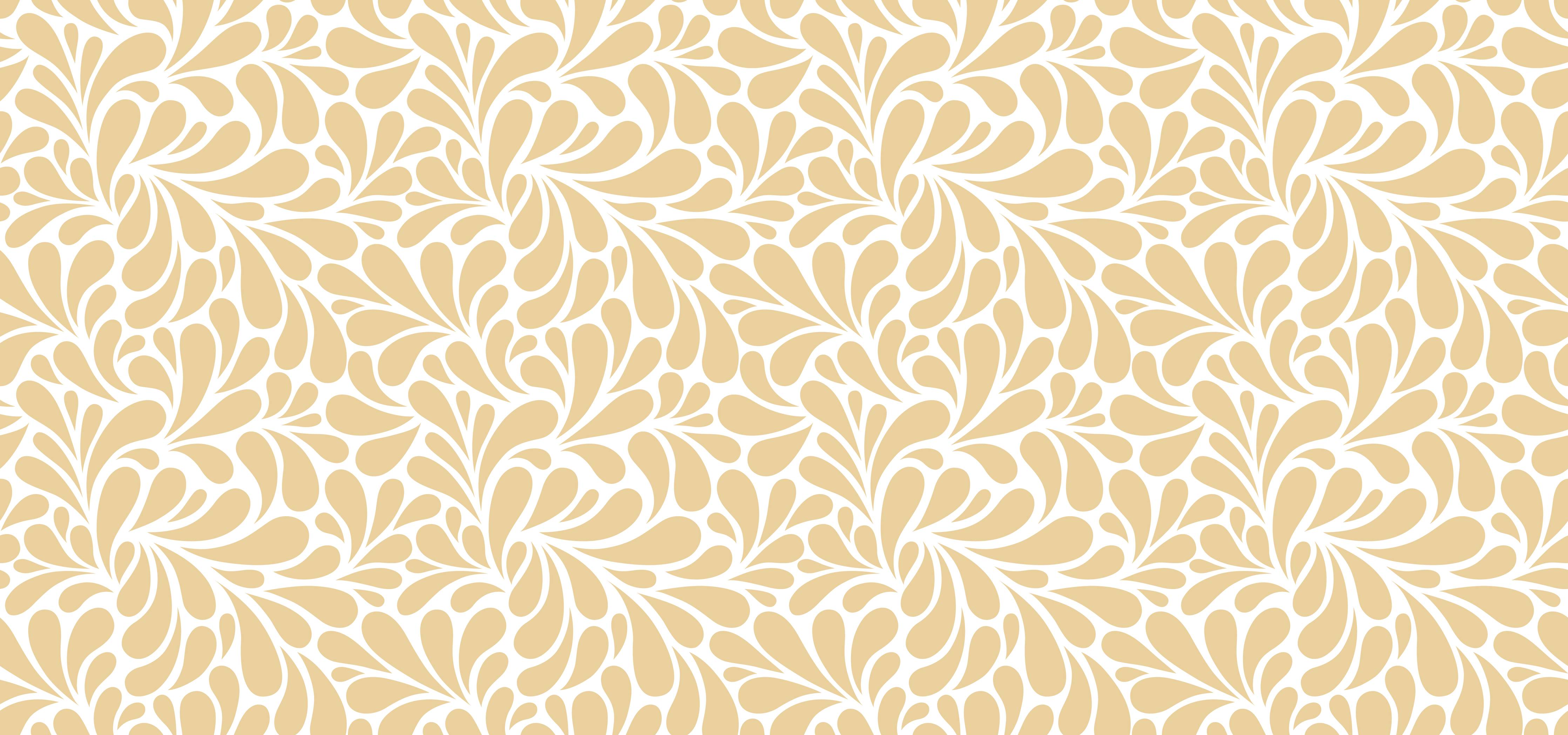 Wandverkleidung Wohnzimmer-Elegantes beige Blättermuster für Wandgestaltung