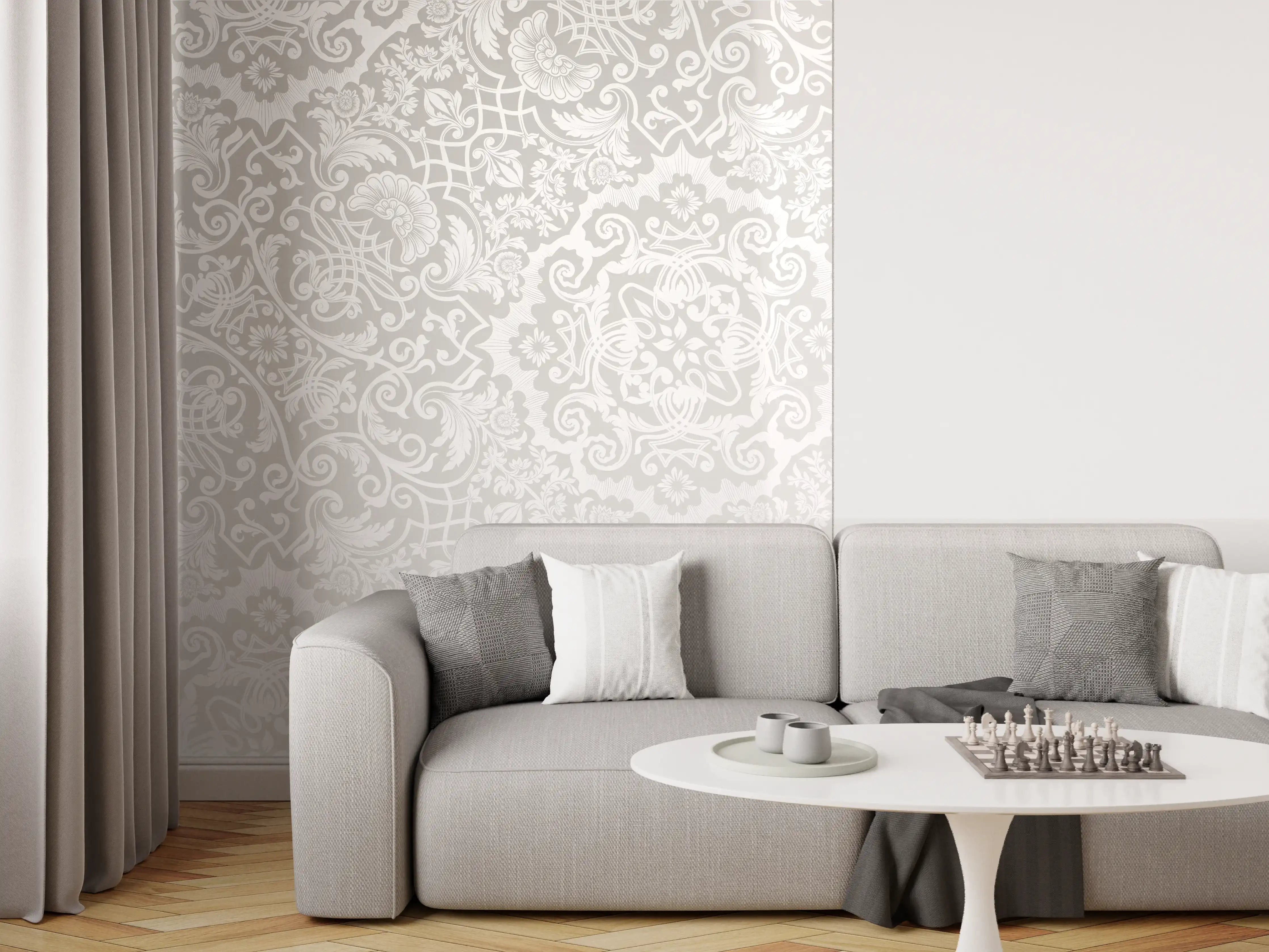 Wandverkleidung Wohnzimmer - Elegantes, dezentes Wanddesign