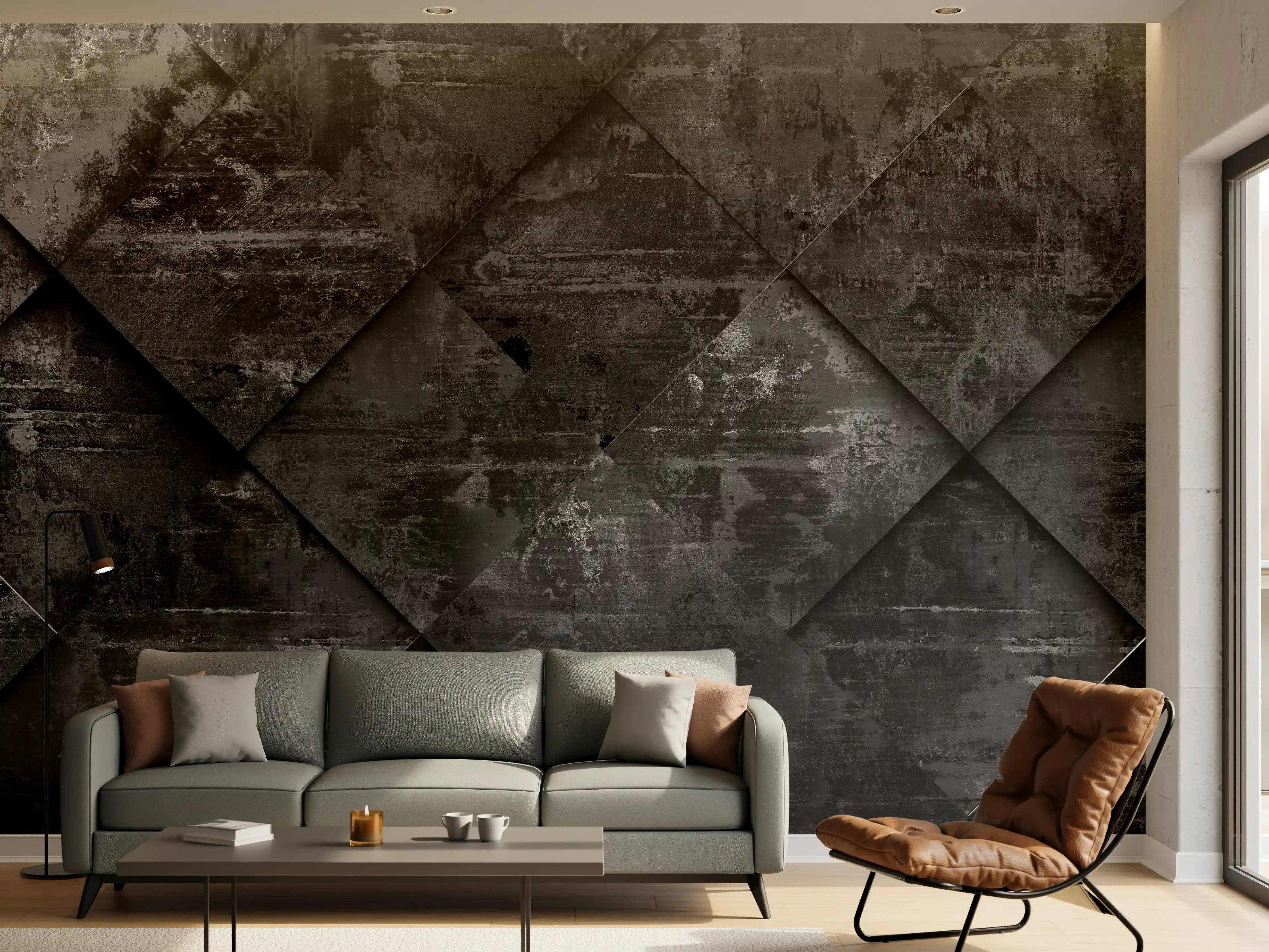 Wandverkleidung Wohnzimmer - Extra Dark Design Hintergrund