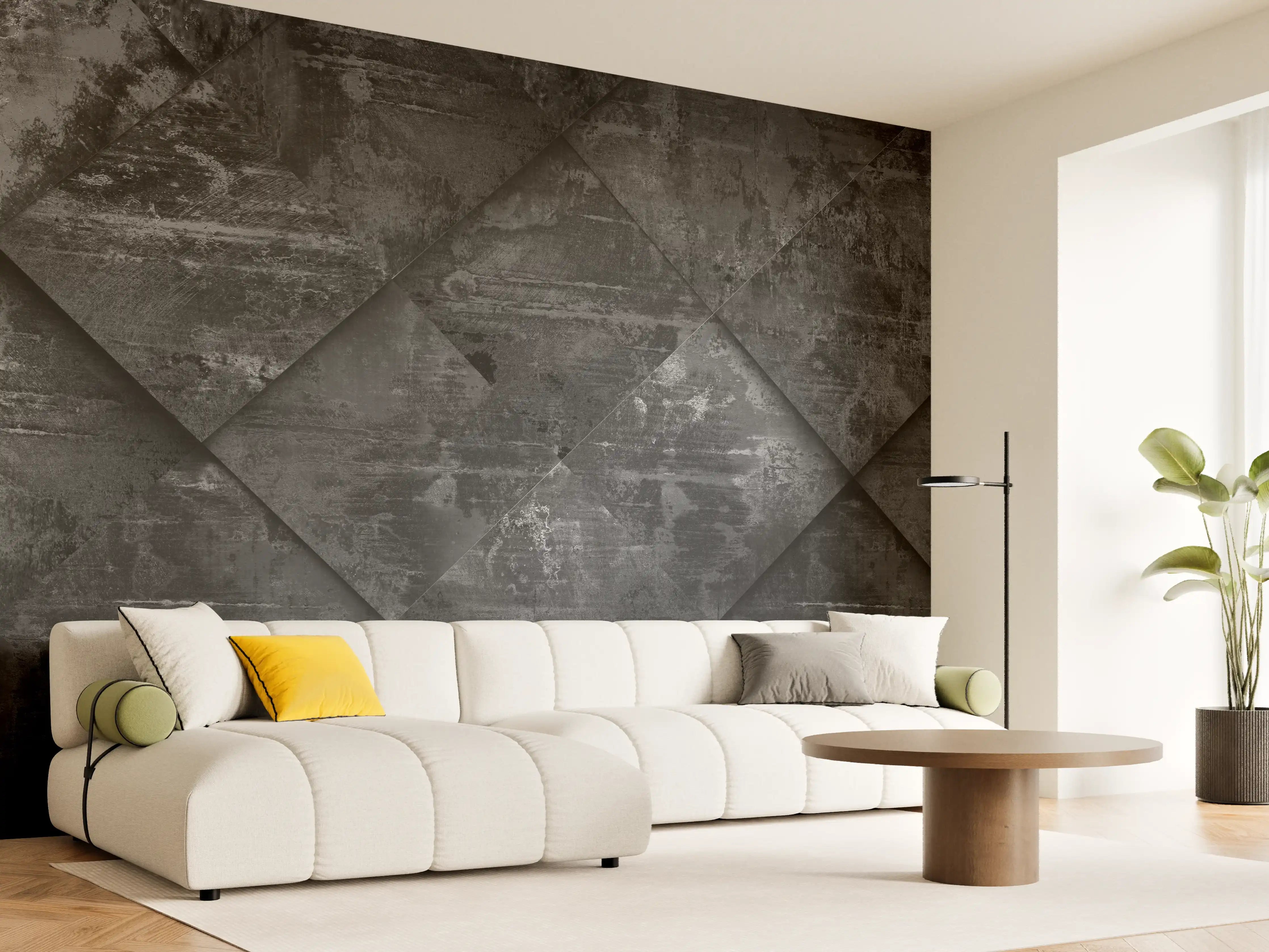 Wandverkleidung Wohnzimmer - Extra Dark Design Hintergrund