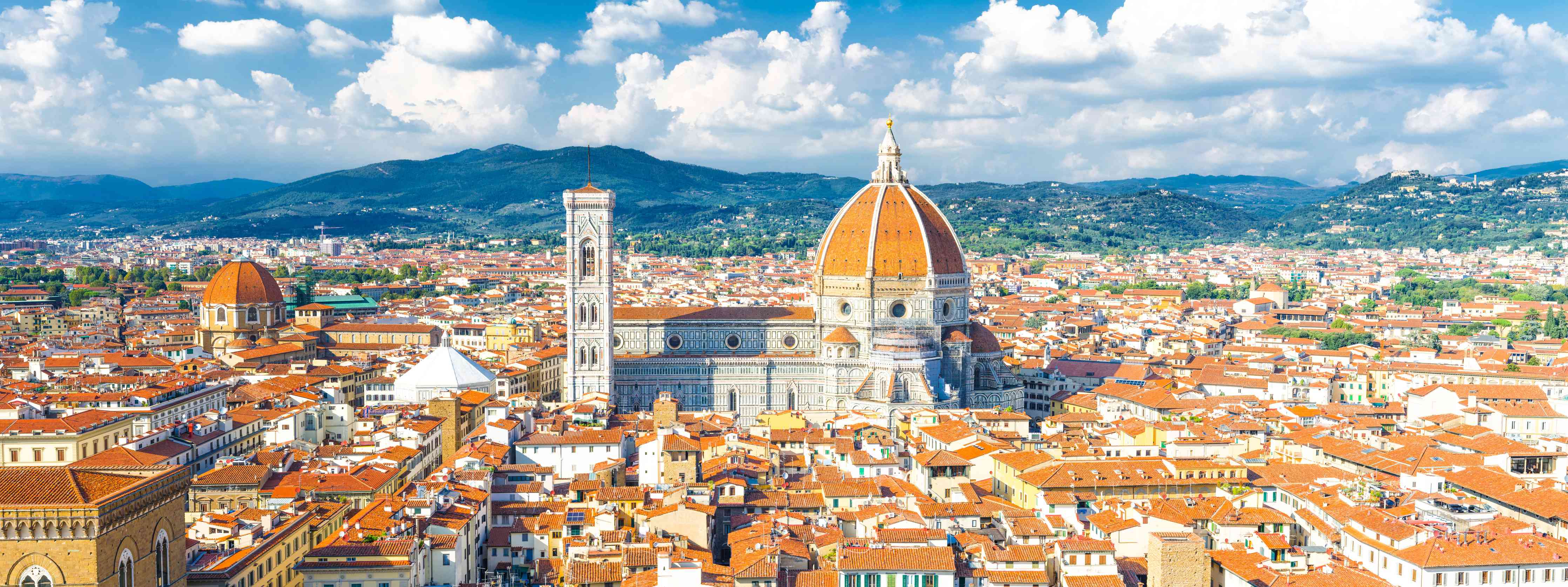 Wandverkleidung Wohnzimmer-Florenz Skyline mit Dom