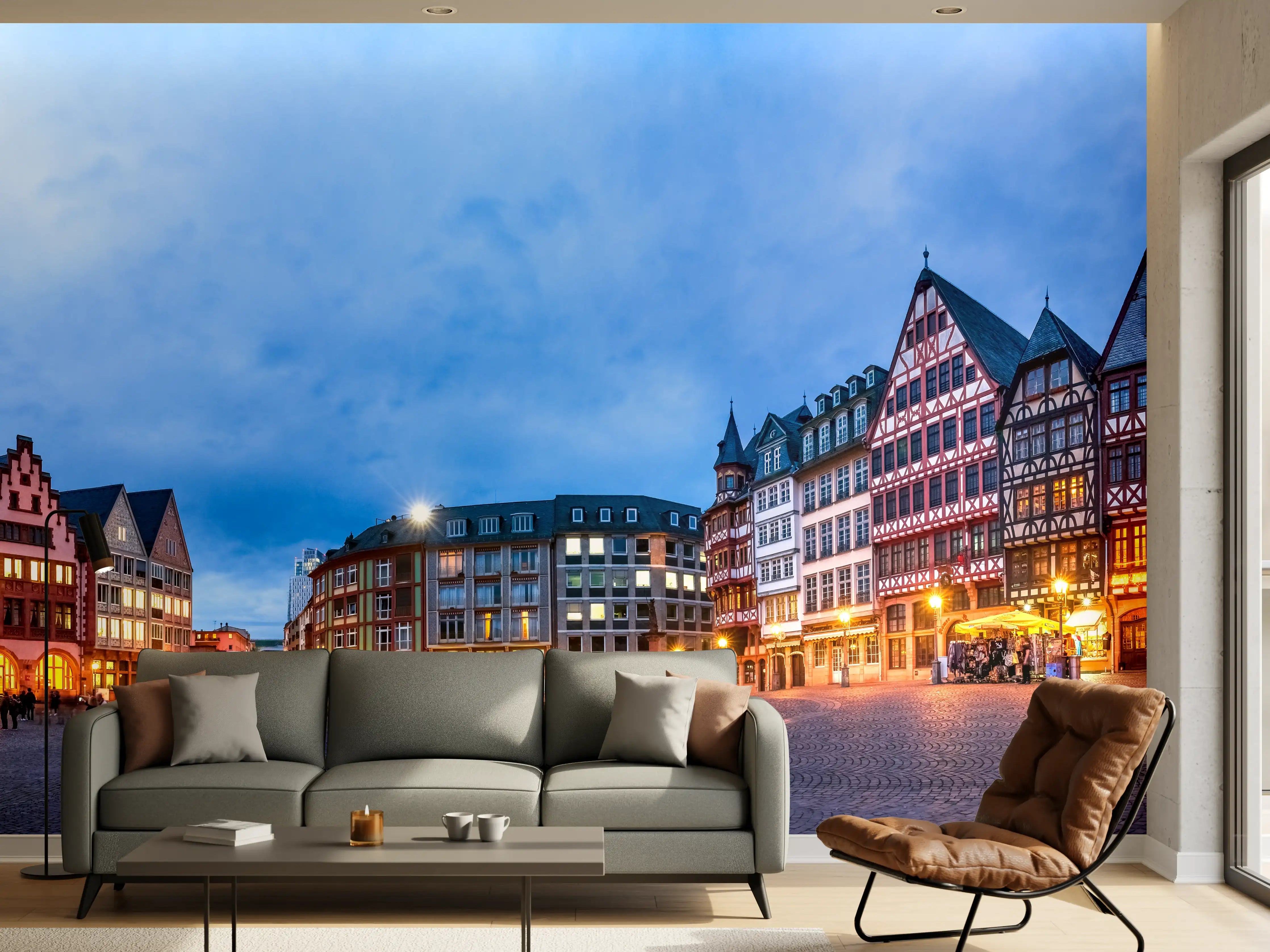 Wandverkleidung Wohnzimmer - Frankfurt Römer
