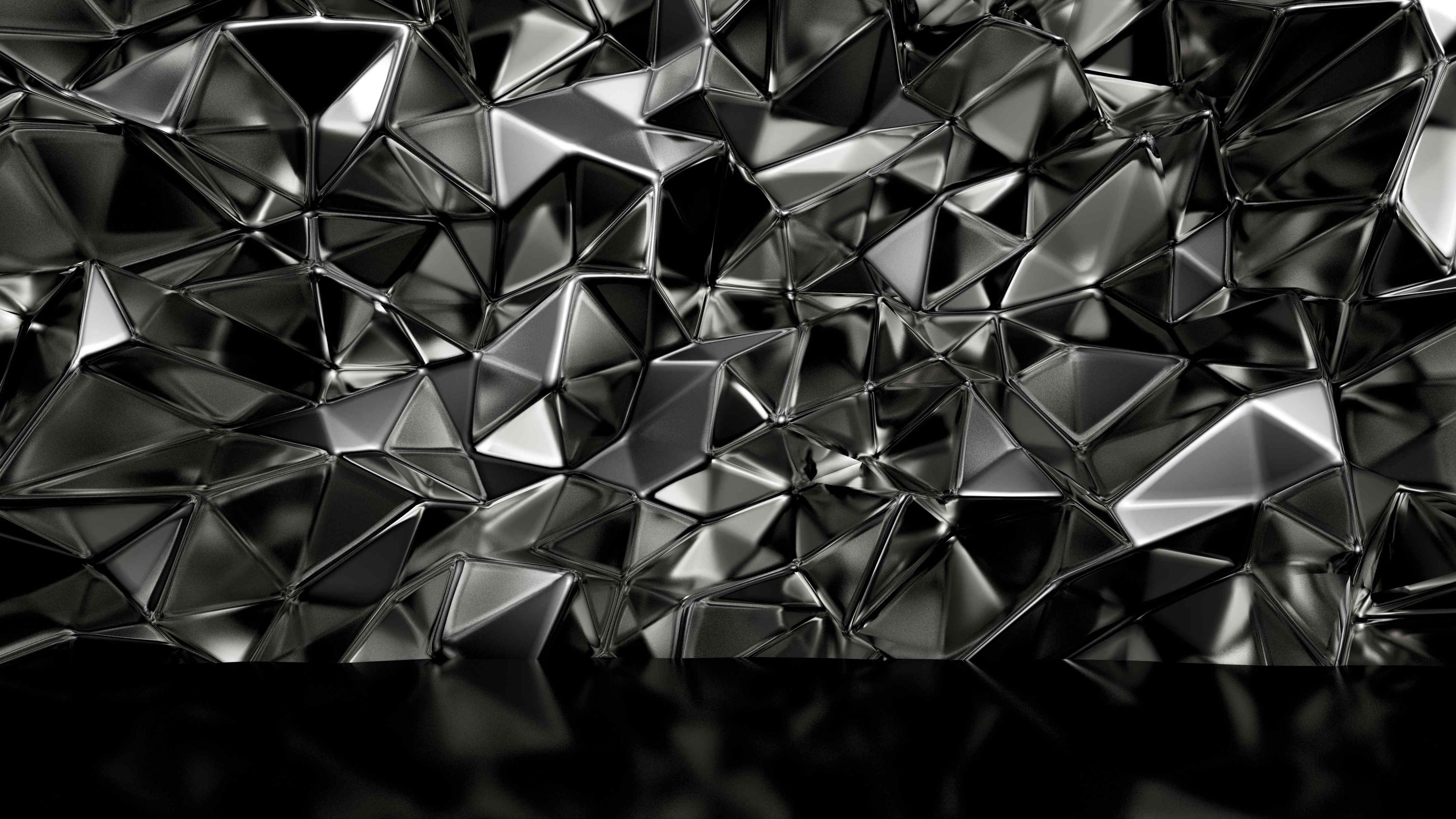 Wandverkleidung Wohnzimmer-Futuristisches schwarzes Geometrie-Design