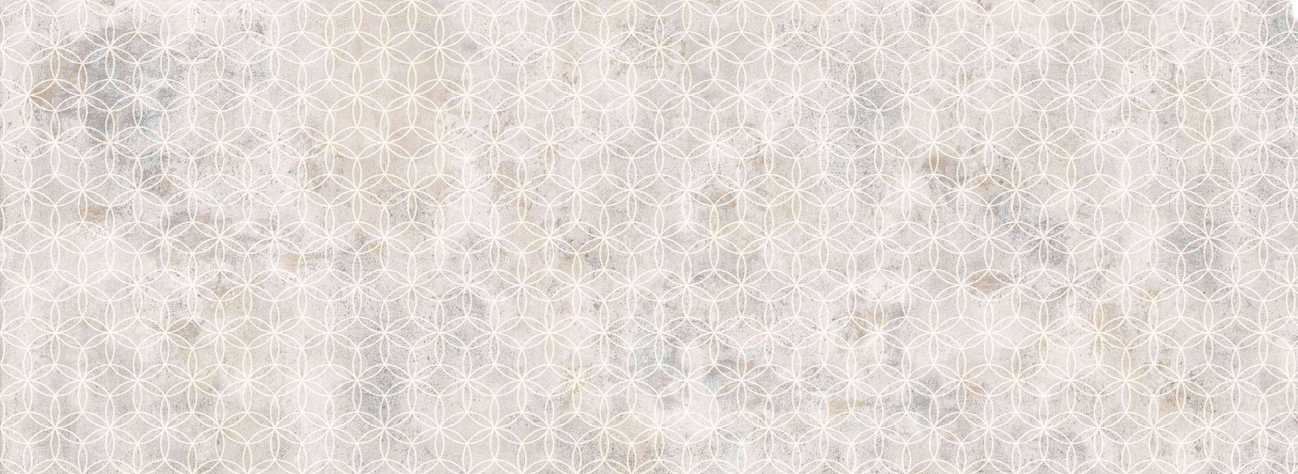 Wandverkleidung Wohnzimmer-Geometrisches Beton Mosaik