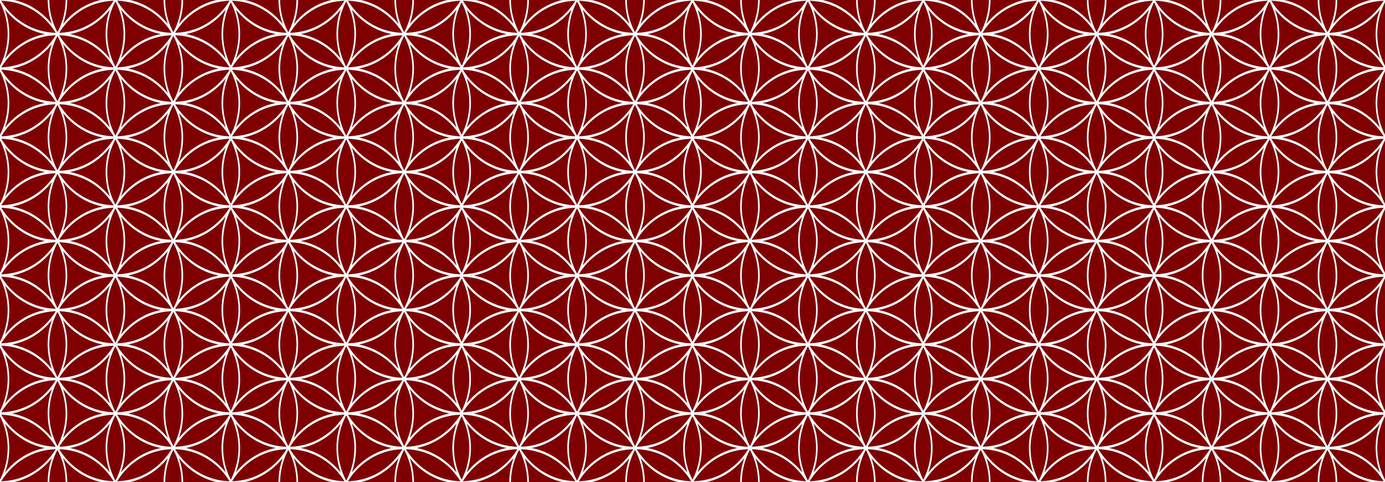 Wandverkleidung Wohnzimmer-Geometrisches Rautenmuster in Rot mit weißen Linien