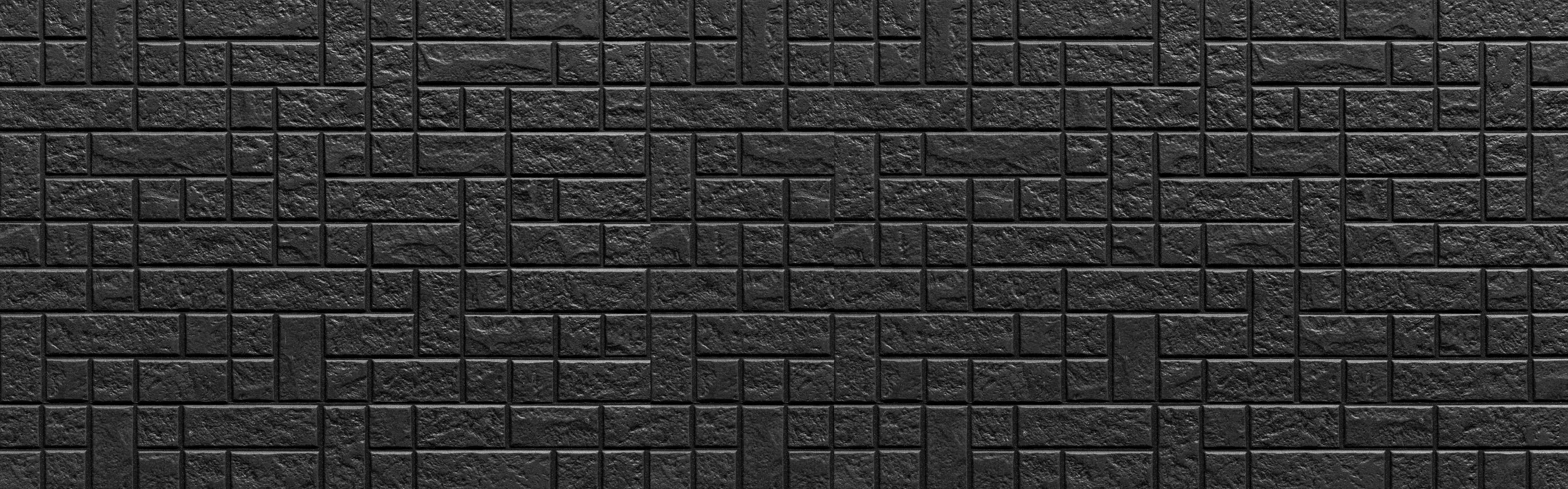 Wandverkleidung Wohnzimmer-Geometrisches dunkles Wandfliesendesign