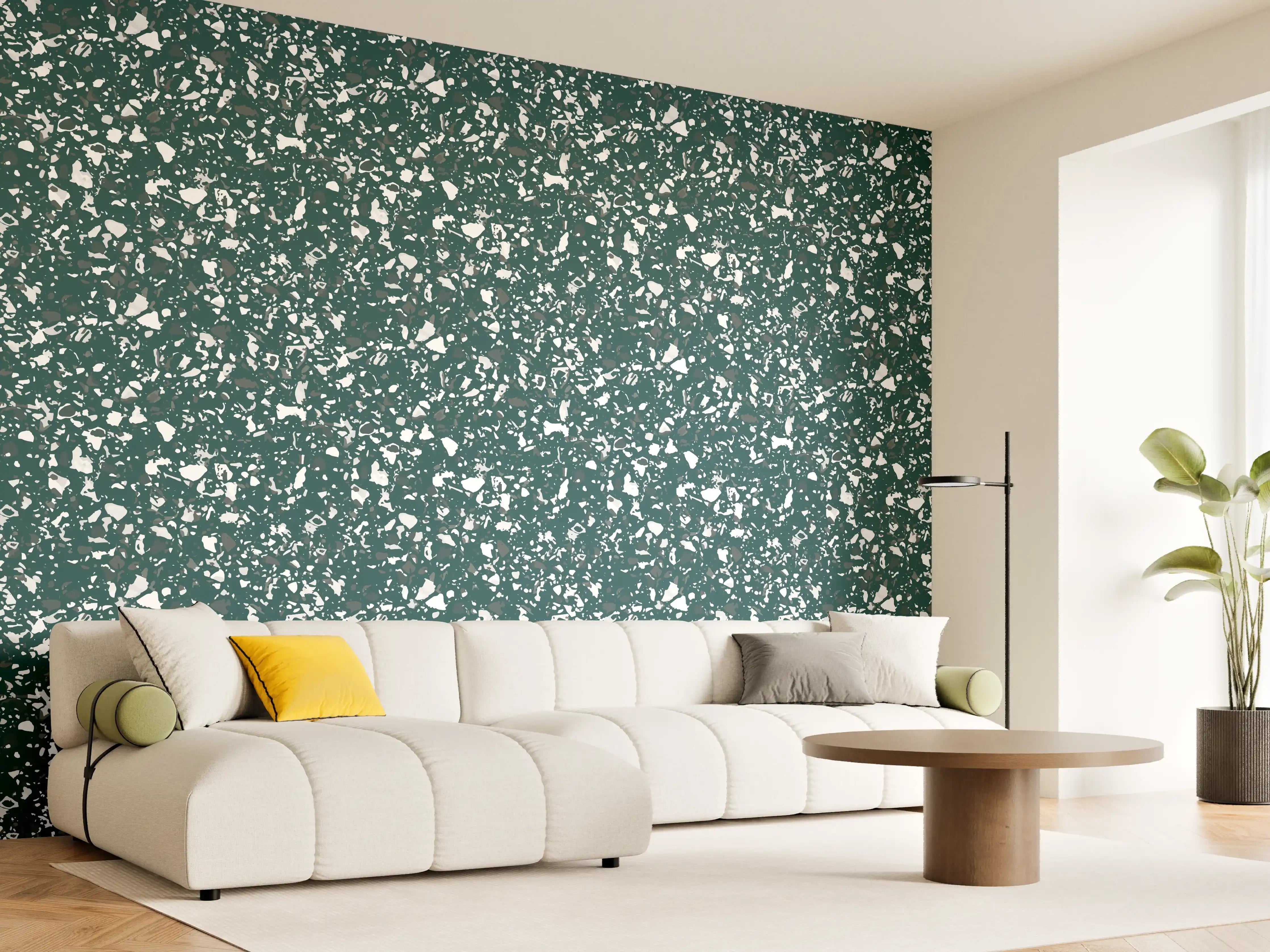 Wandverkleidung Wohnzimmer - Glitzernder Weihnachtszauber