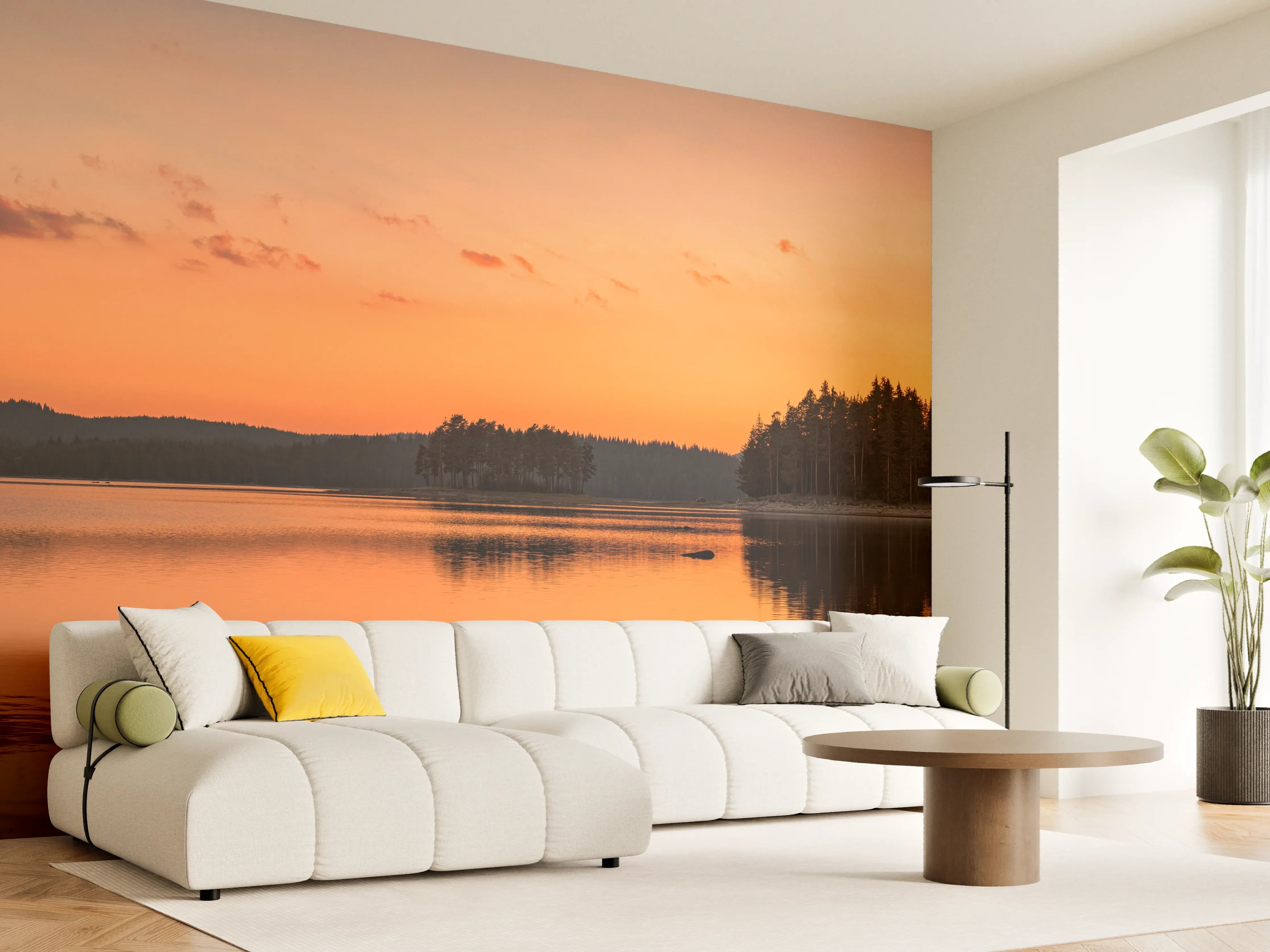 Wandverkleidung Wohnzimmer - Goldener See - Bulgarien