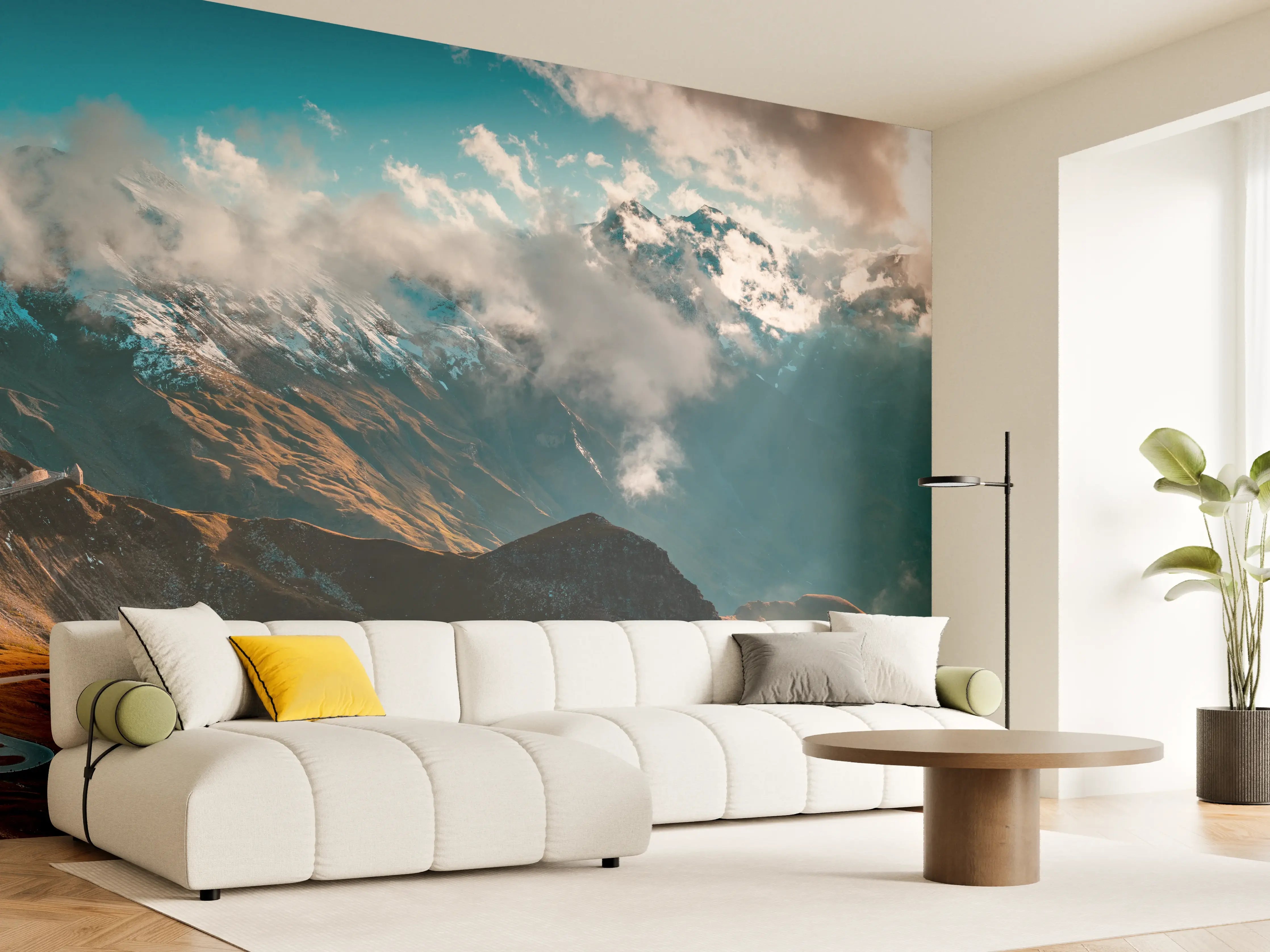 Wandverkleidung Wohnzimmer - Großglockner Alpenstraße in Österreich