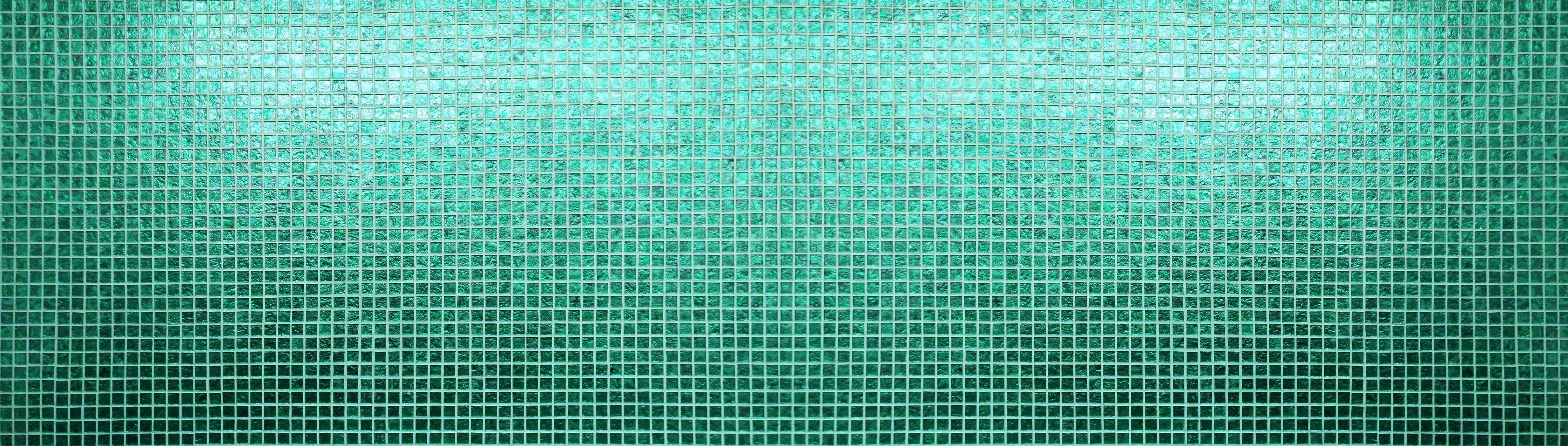 Wandverkleidung Wohnzimmer-Grüne Fliesen Mosaik Textur
