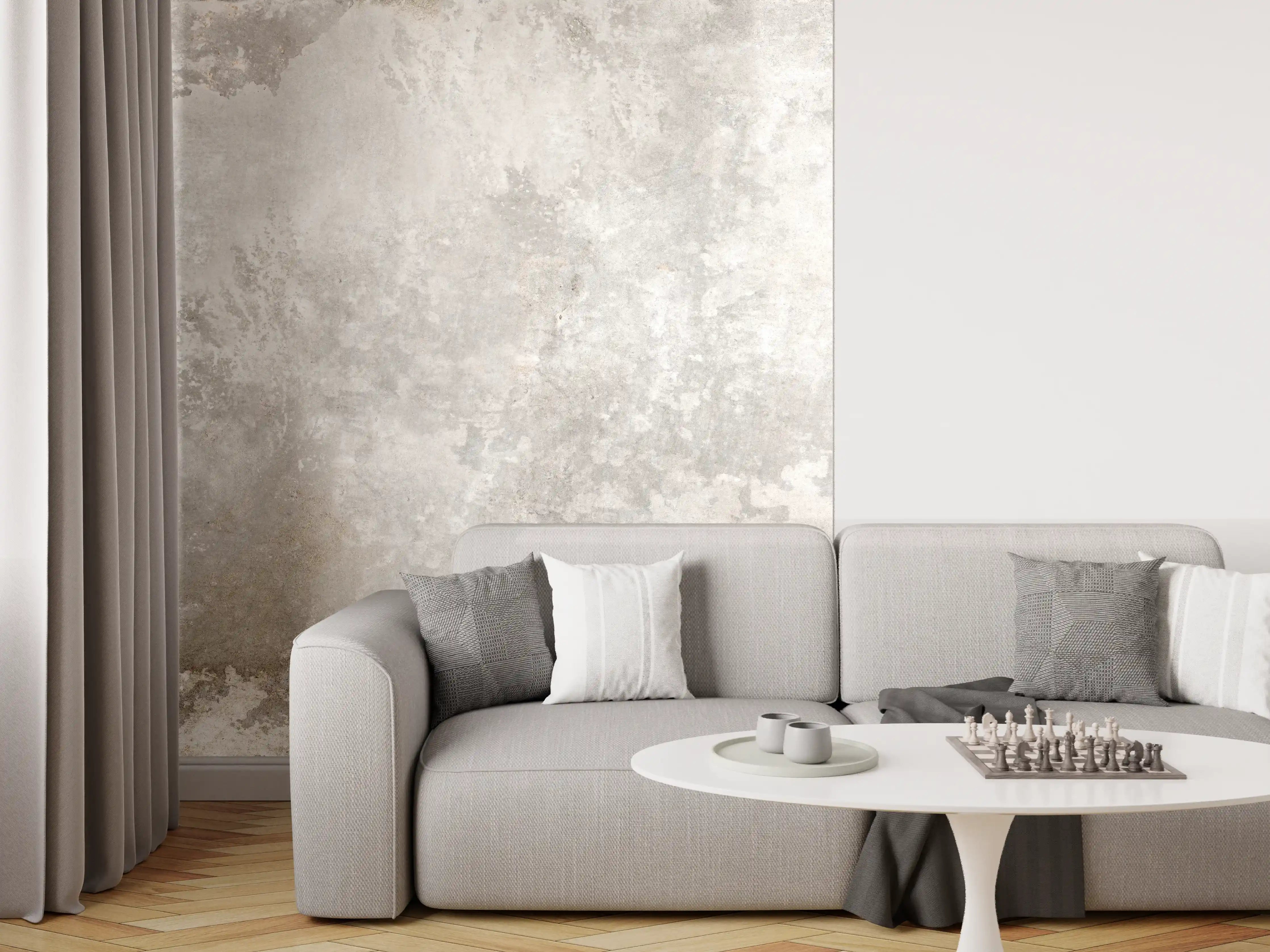 Wandverkleidung Wohnzimmer - Grunge Zement Wandtextur