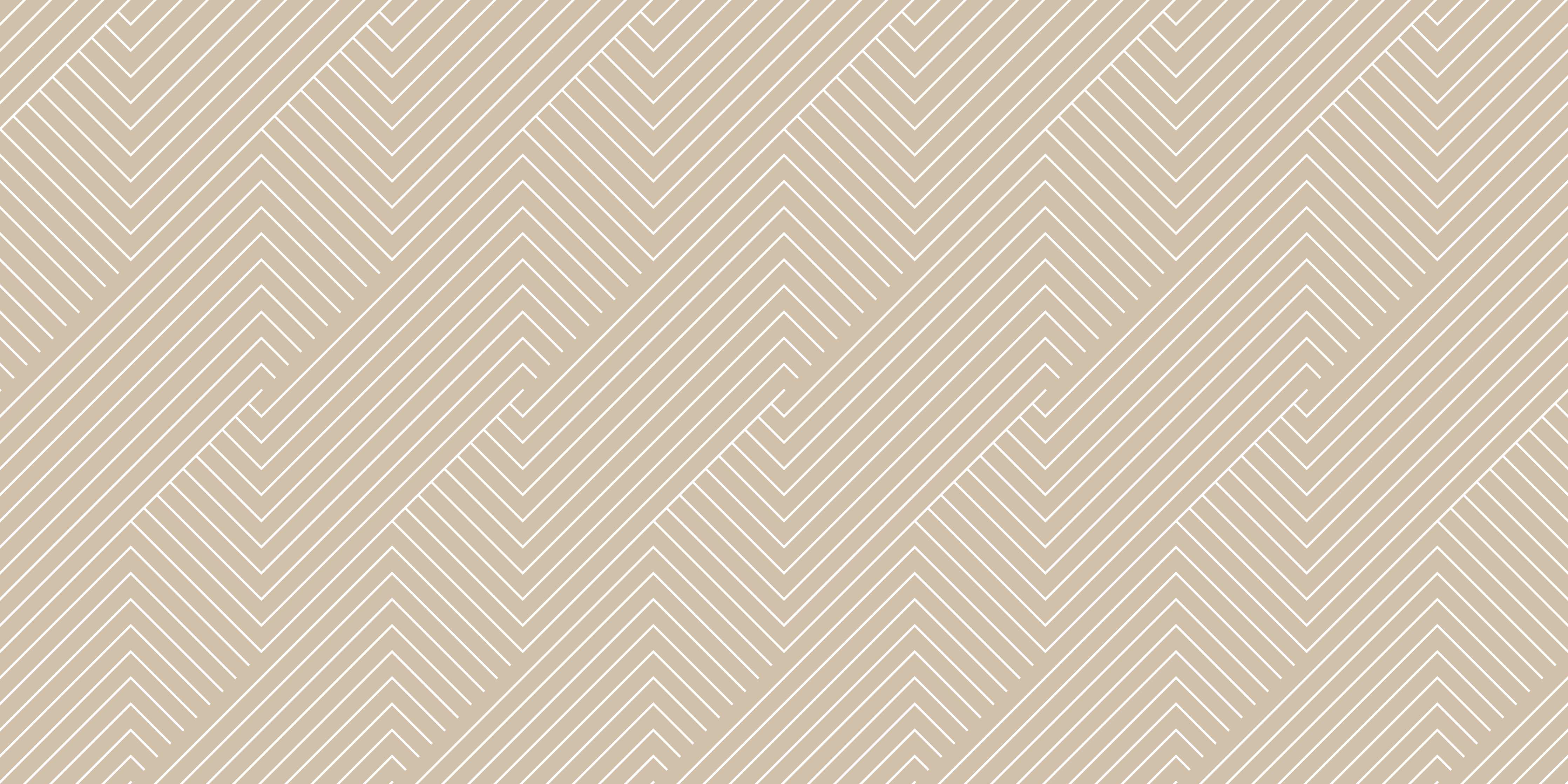 Wandverkleidung Wohnzimmer-Helle, geometrische Musterwand in Beige