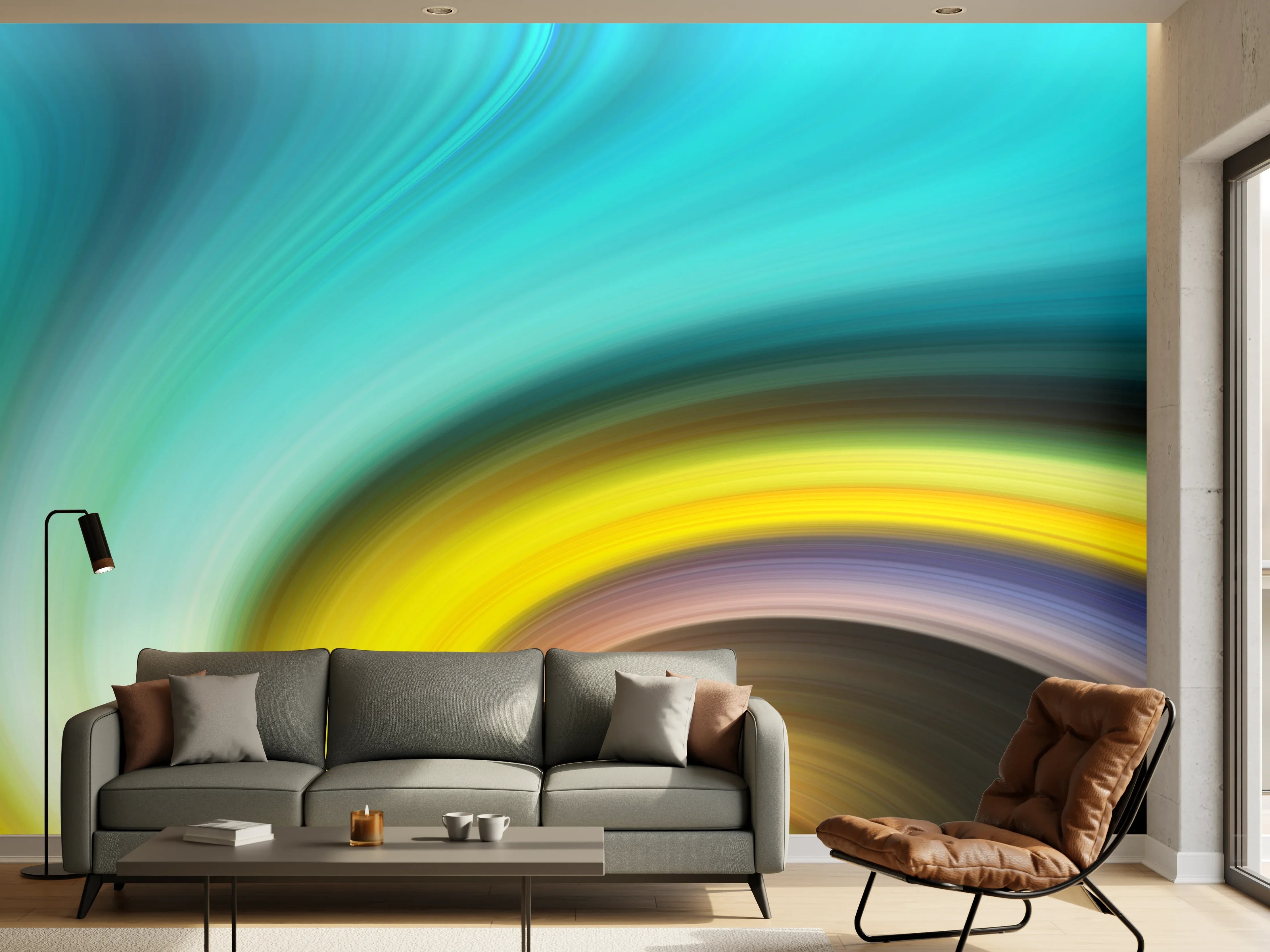Wandverkleidung Wohnzimmer - Hintergrundgestaltung