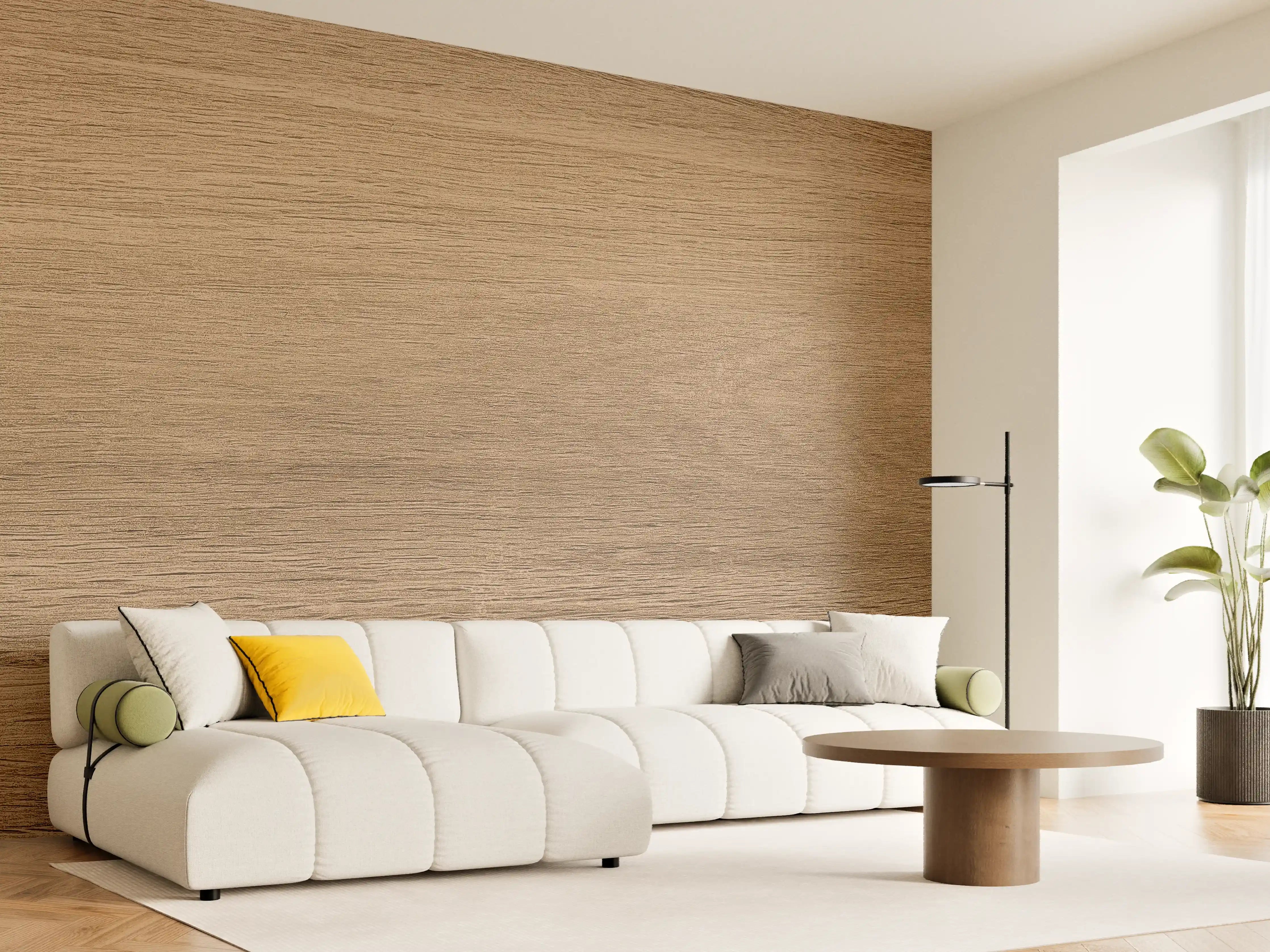 Wandverkleidung Wohnzimmer - Holztextur und hölzerner Hintergrund 1