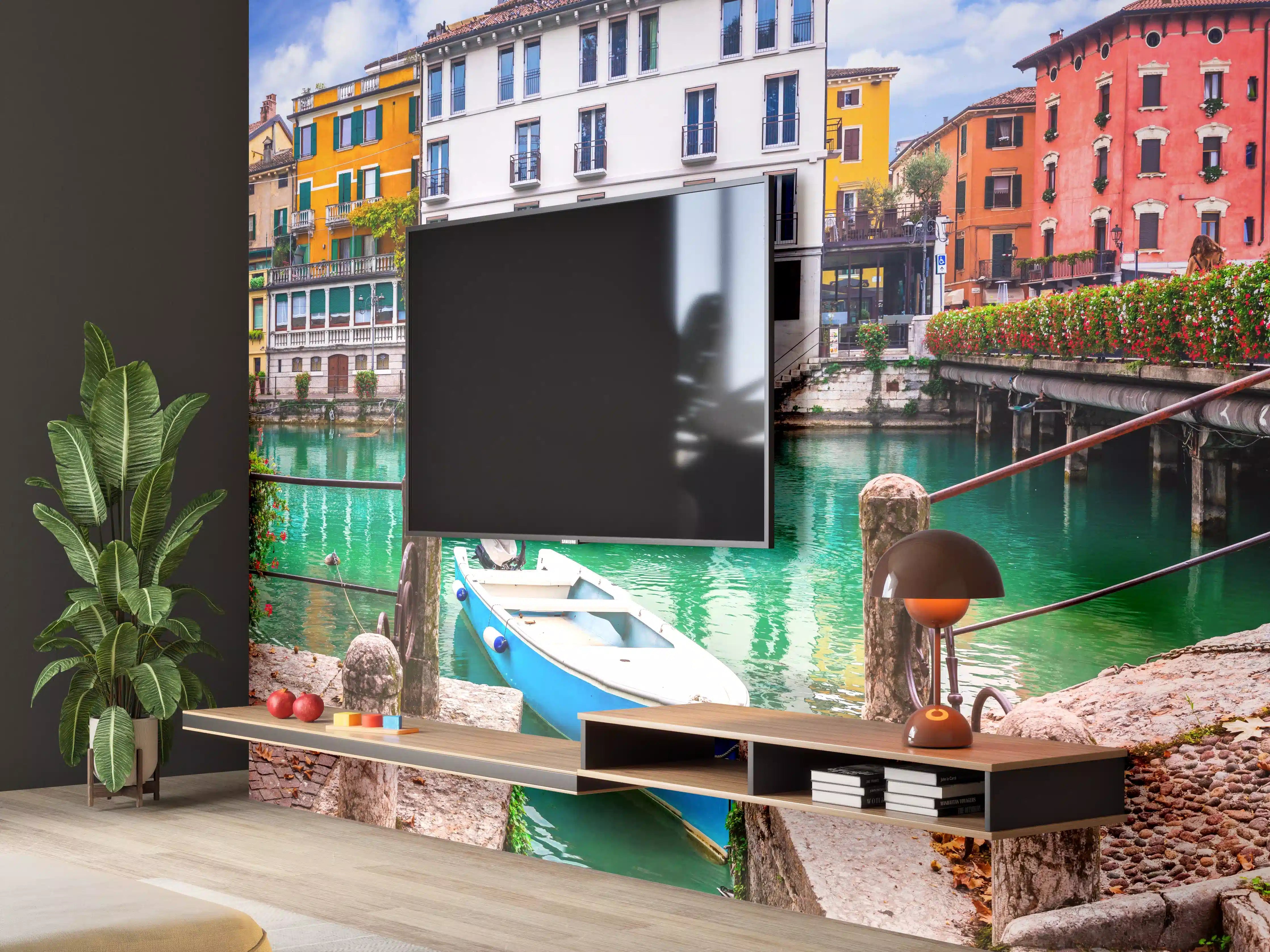 Wandverkleidung Wohnzimmer - Italien - Peschiera del Garda