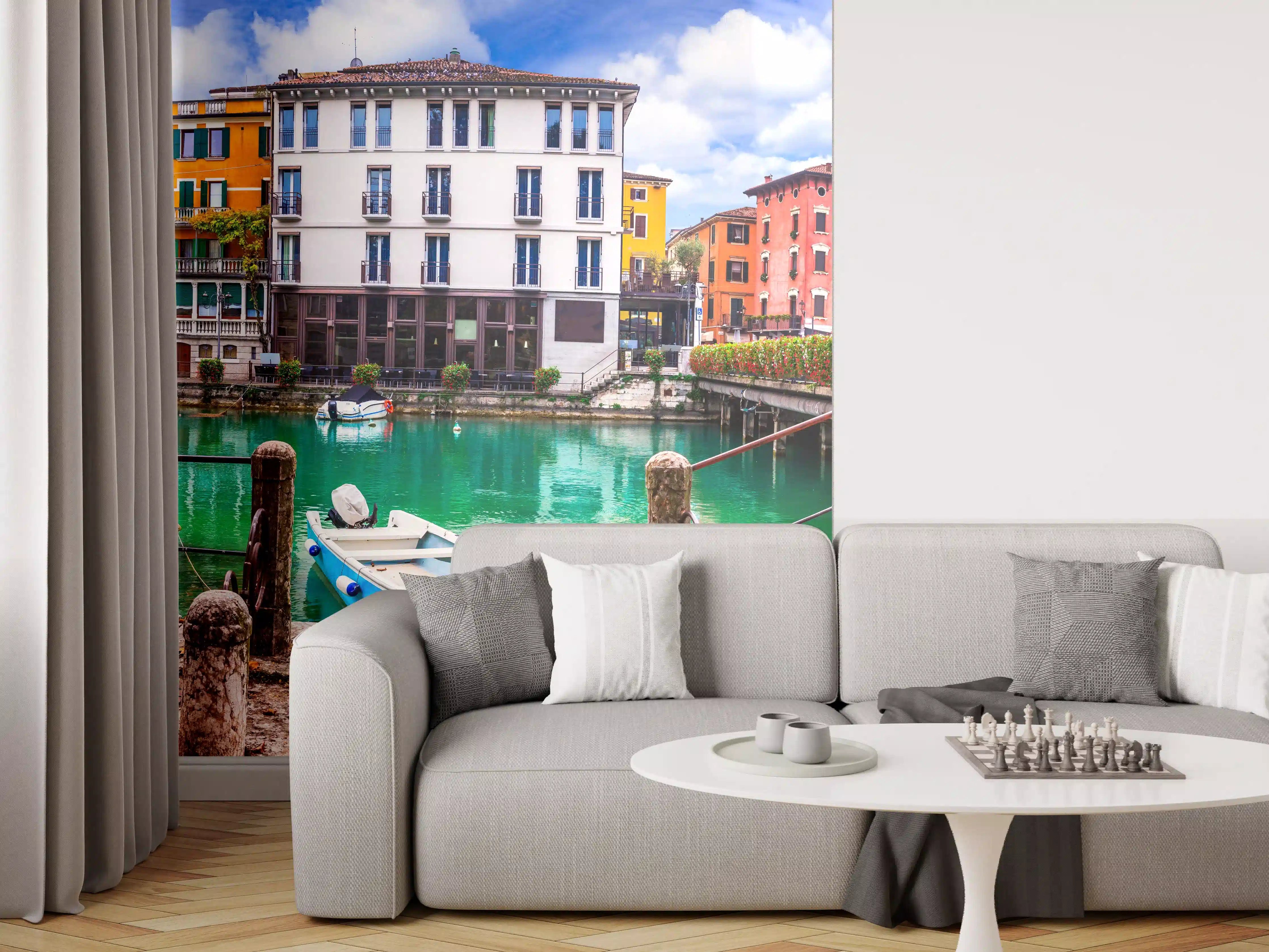 Wandverkleidung Wohnzimmer - Italien - Peschiera del Garda
