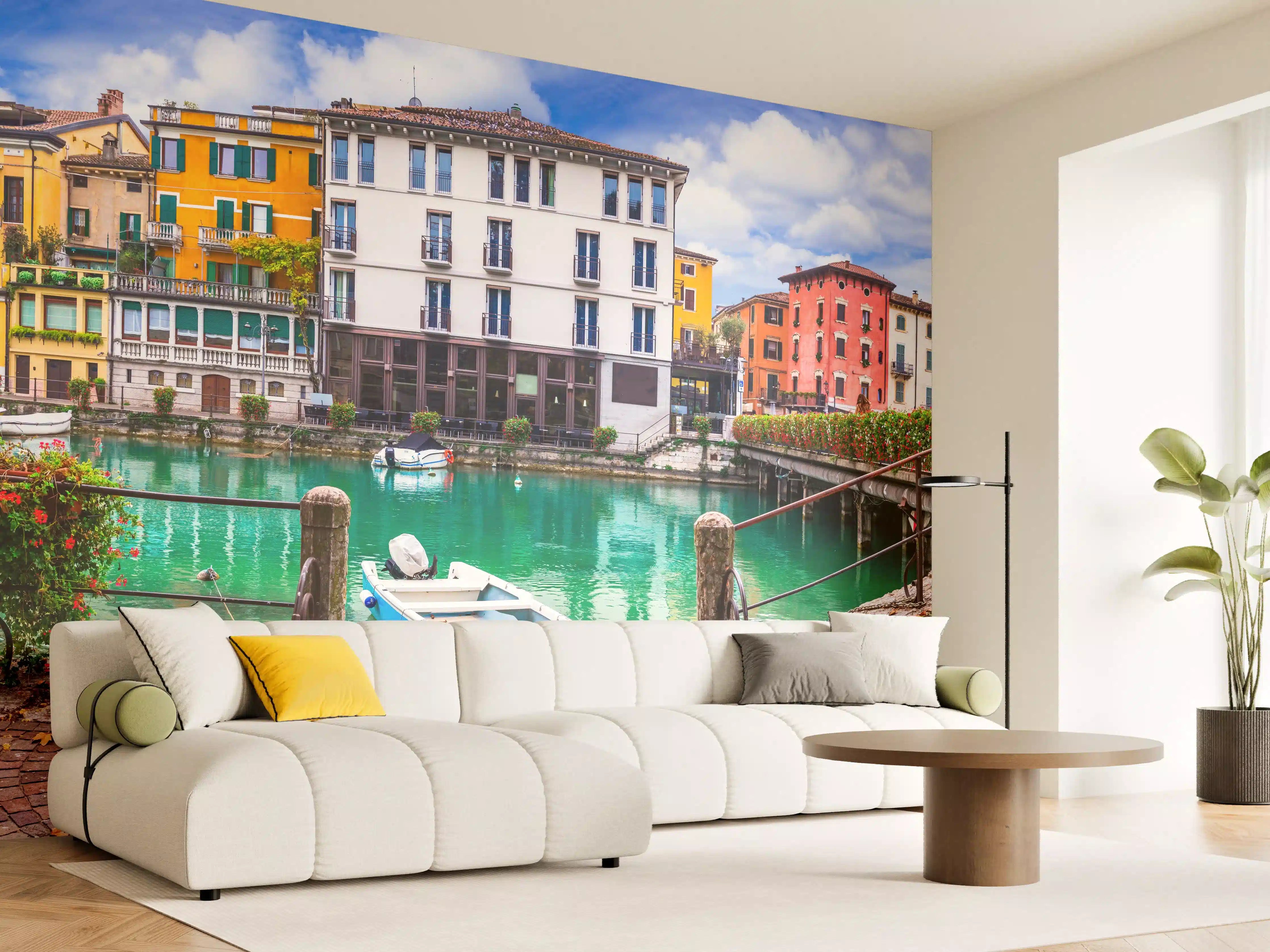 Wandverkleidung Wohnzimmer - Italien - Peschiera del Garda