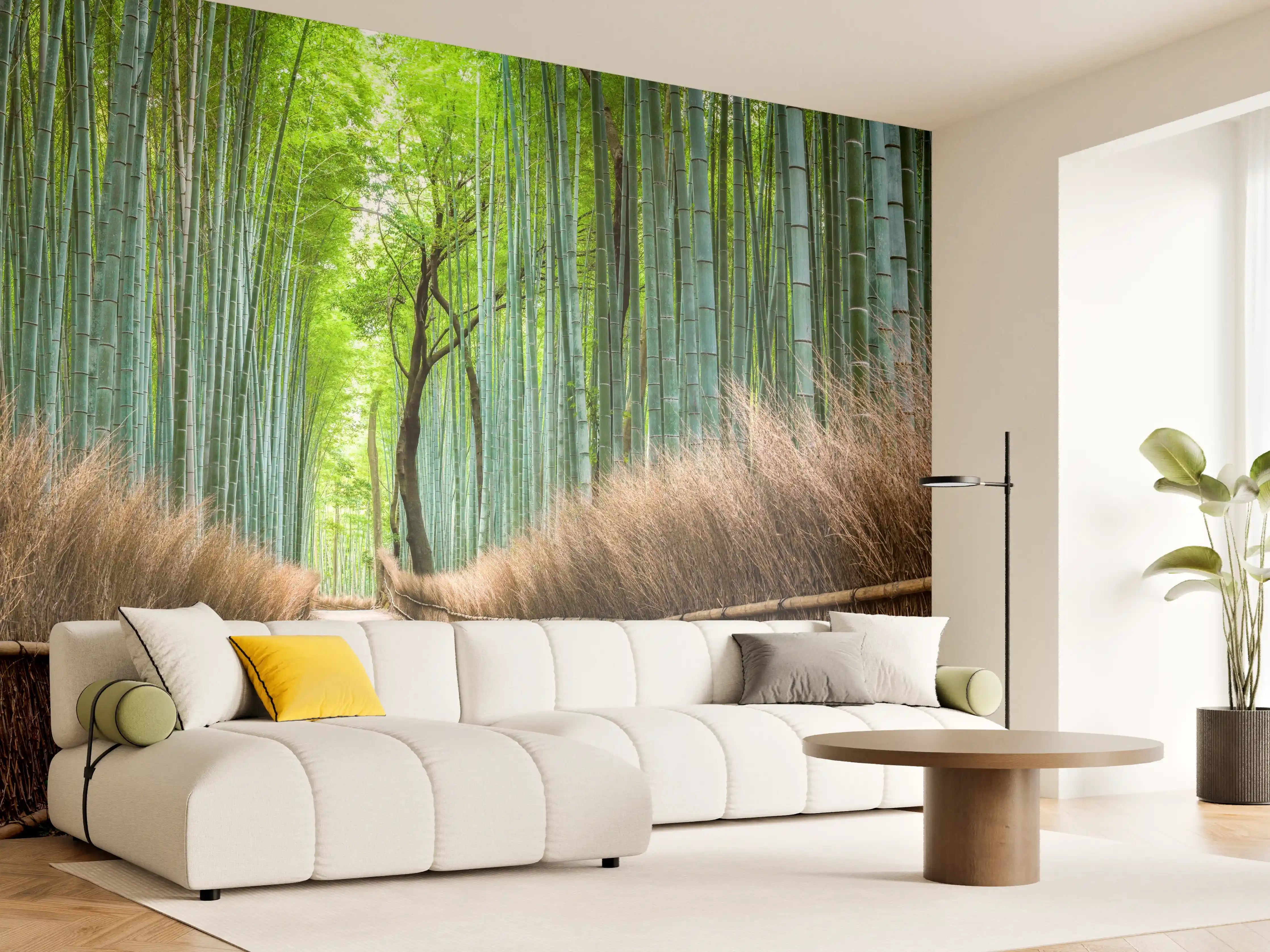 Wandverkleidung Wohnzimmer - Japanischer Bambuswald in Arashiyama