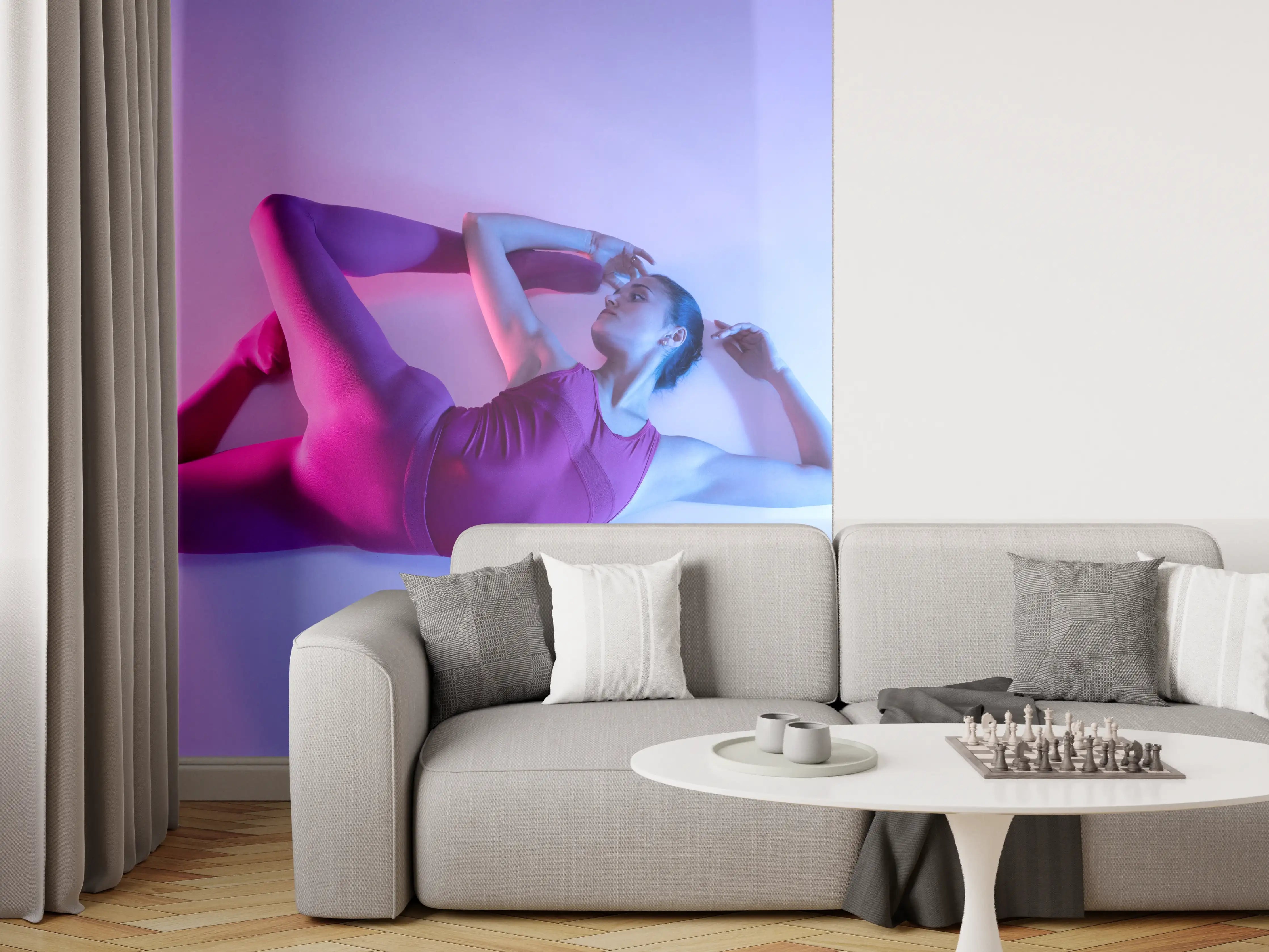 Wandverkleidung Wohnzimmer - Junge Balletttänzerin