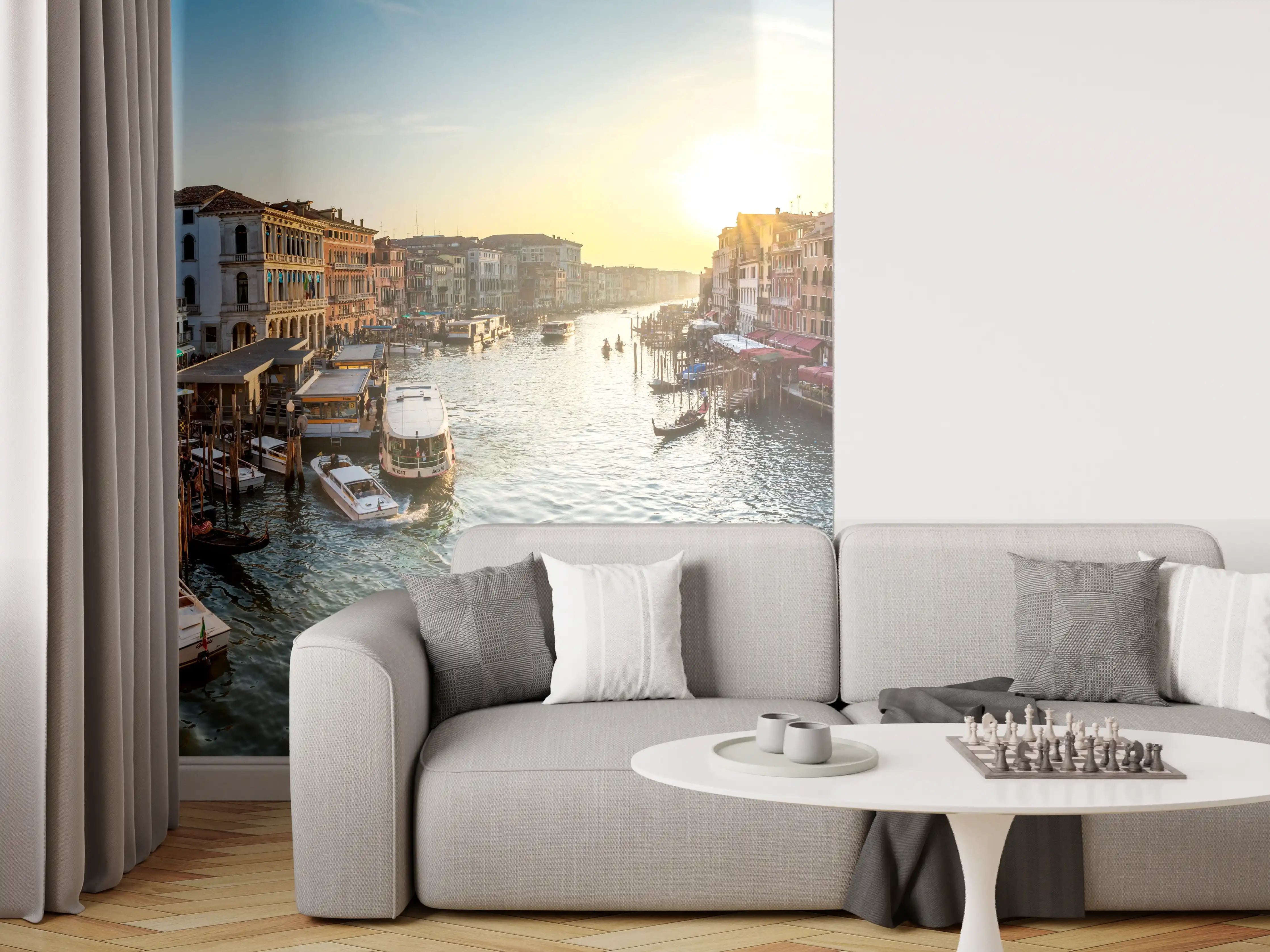 Wandverkleidung Wohnzimmer - Kanäle von Venedig - Italien