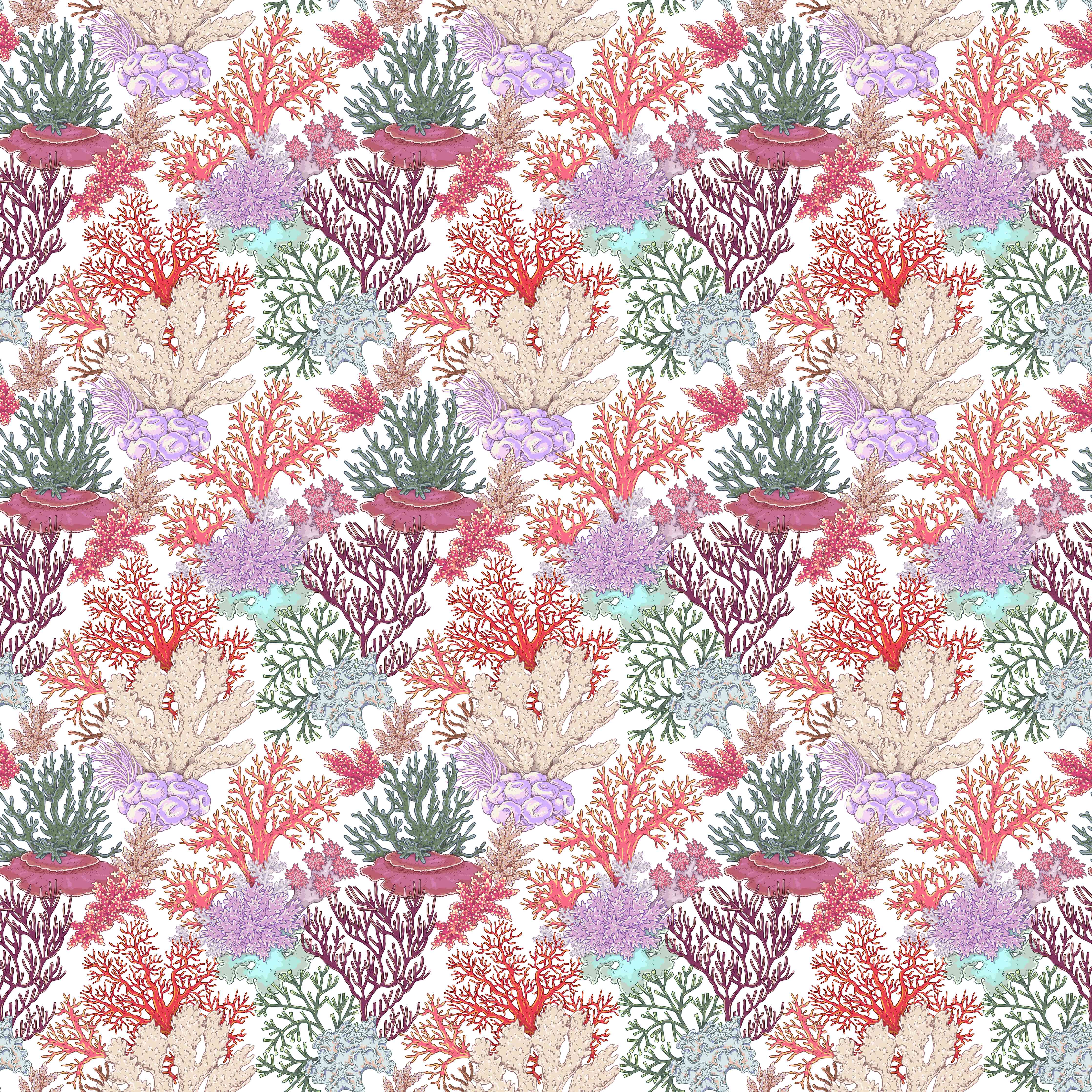 Wandverkleidung Wohnzimmer-Korallenmuster Rosa-Beige