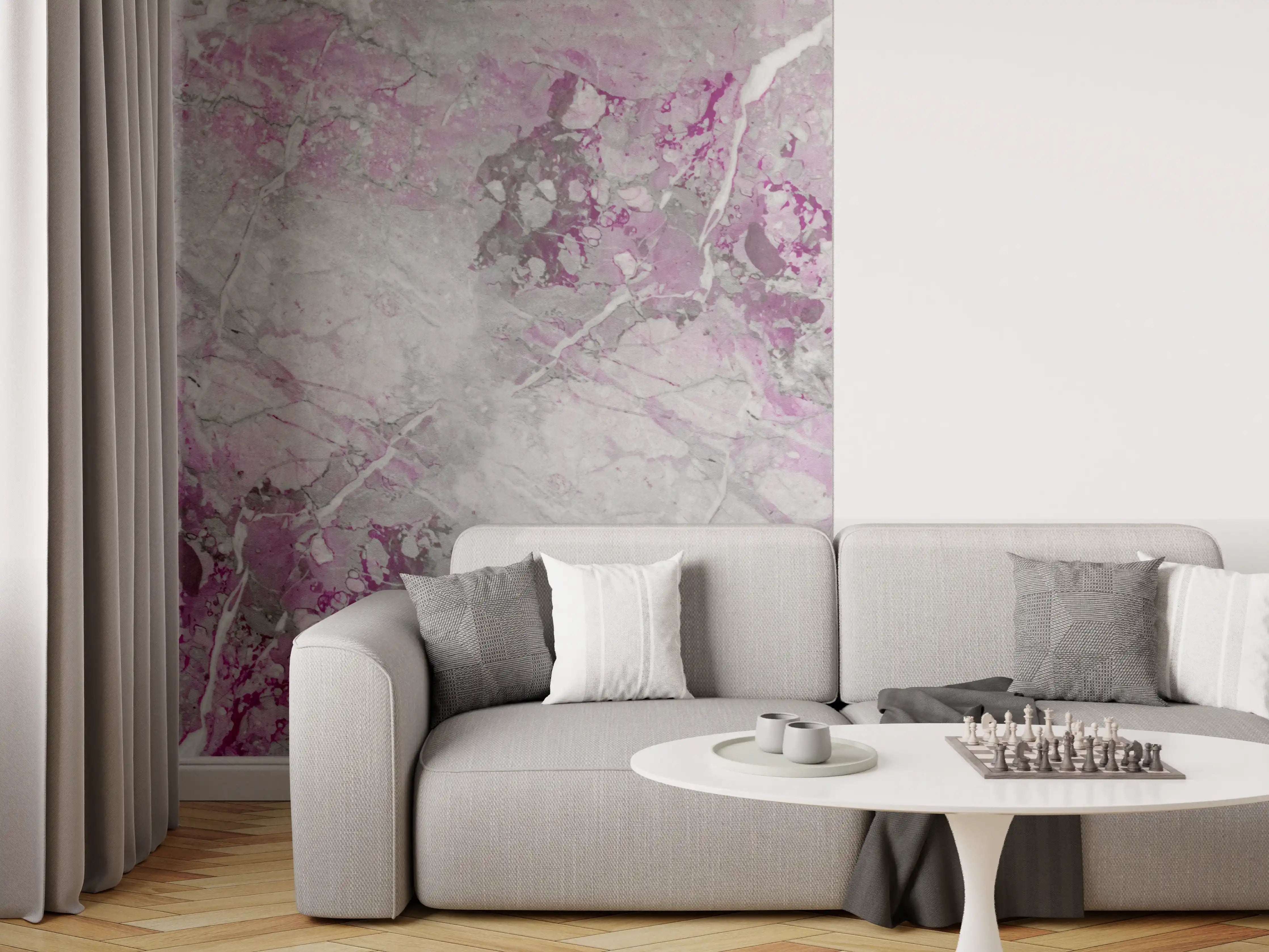 Wandverkleidung Wohnzimmer - Lila fleckige Marmor Hintergrund