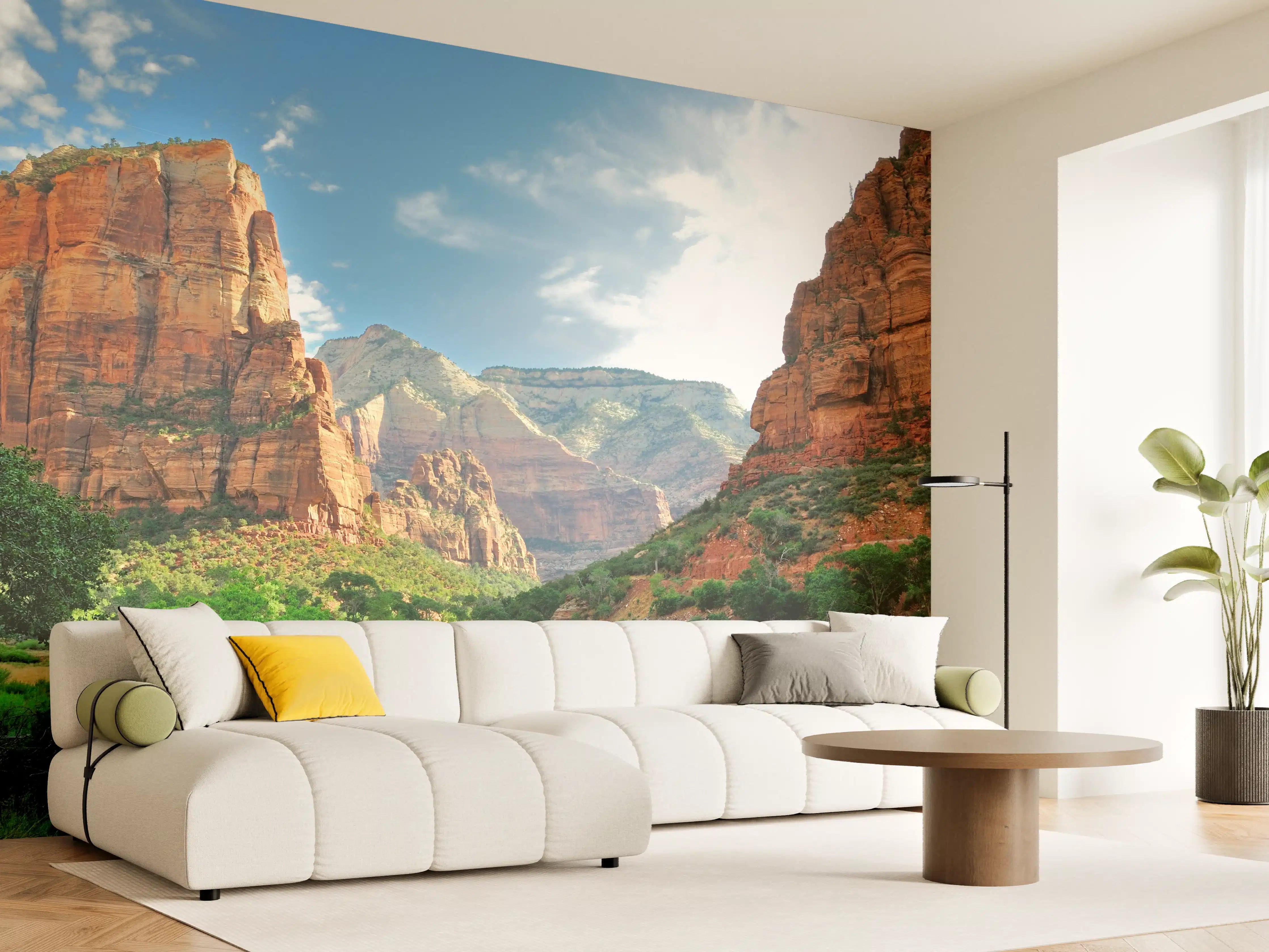 Wandverkleidung Wohnzimmer - Majestätische Canyonlandschaft